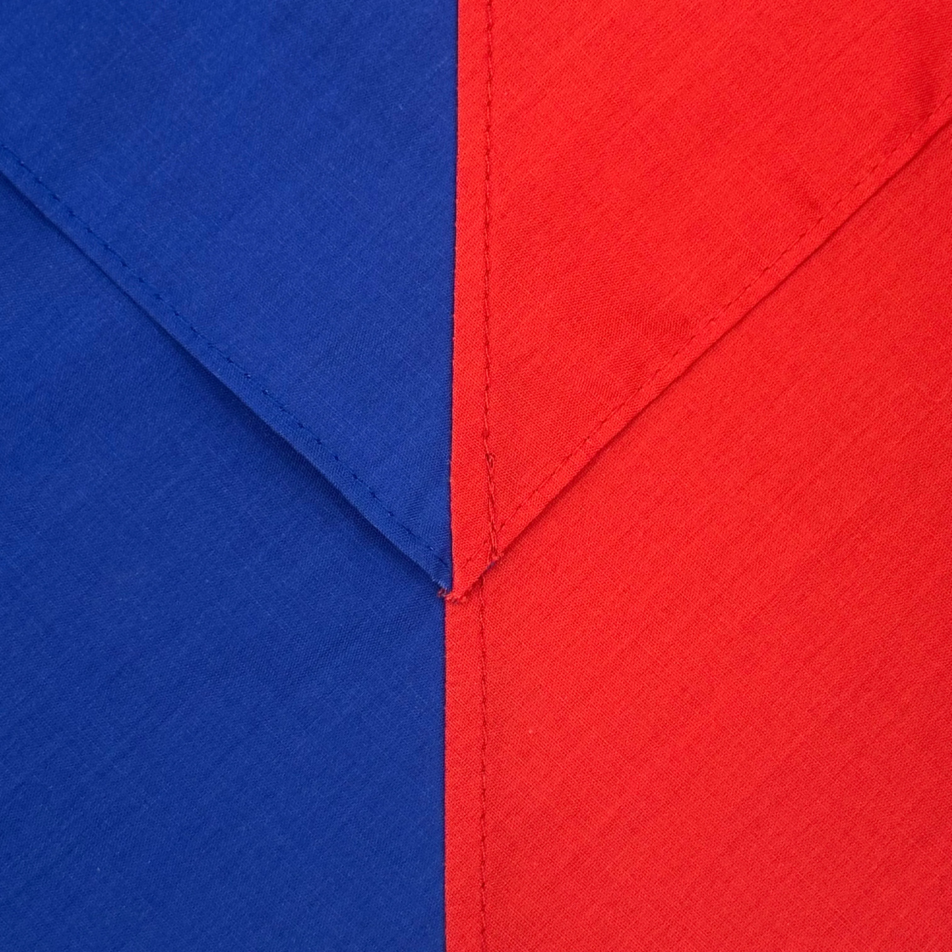 Child Necker Half & Half - Royal / Scarlet