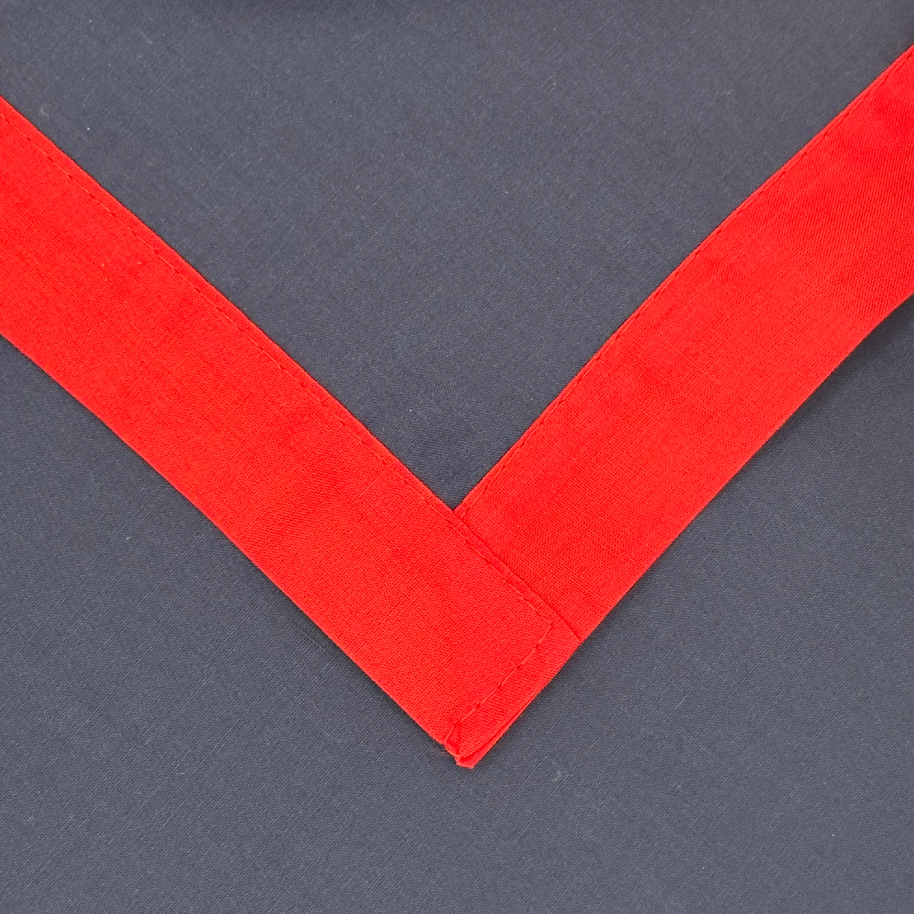 Adult Necker with Trim - Navy / Scarlet