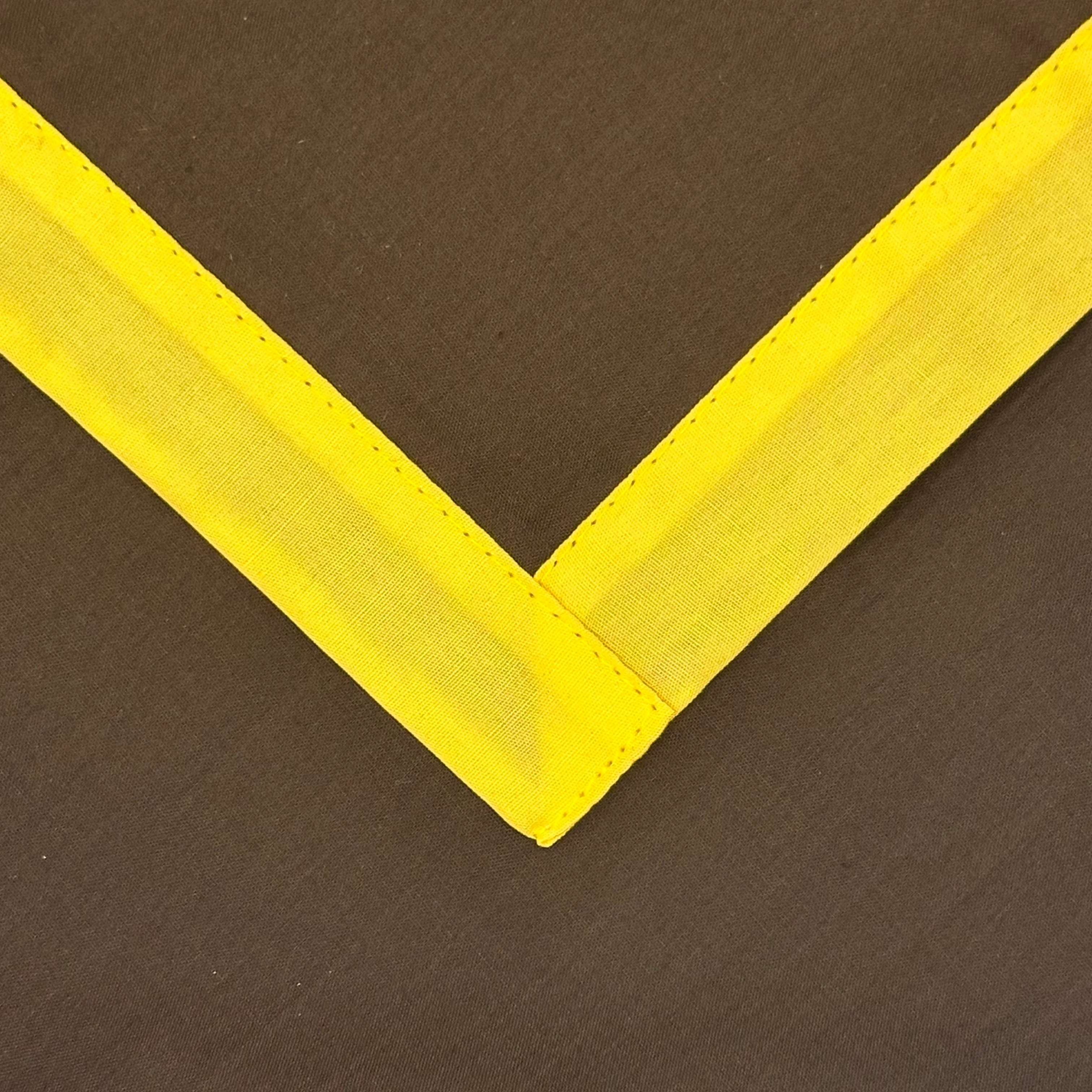 Adult Necker with Trim - Brown / Yellow