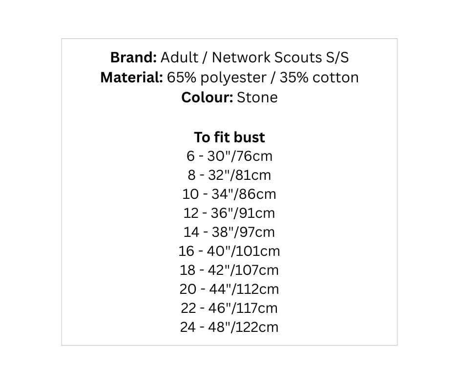 Adult Leader / Network Short Sleeve Uniform Blouse - Image 4