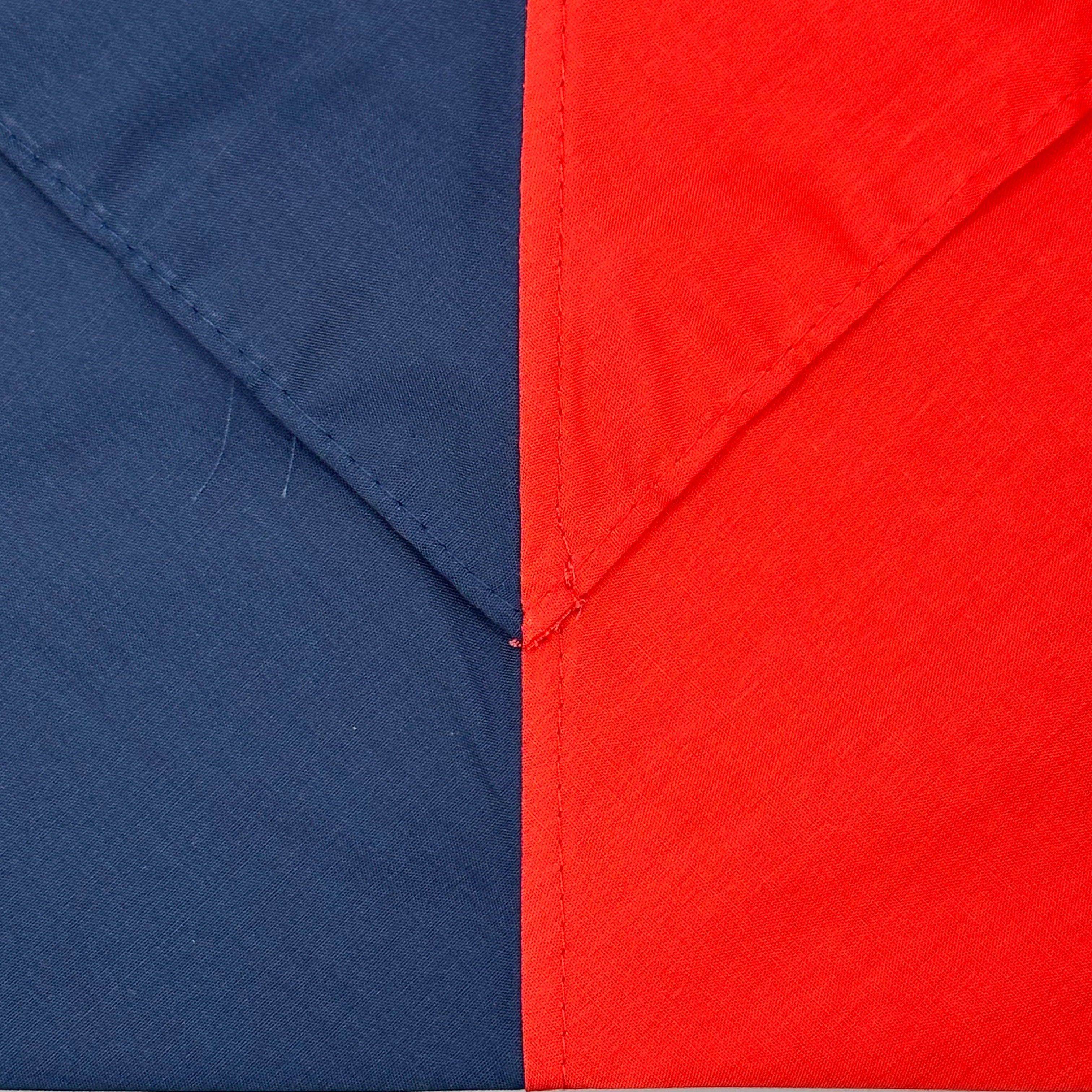 Adult Necker Half & Half - Navy / Scarlet