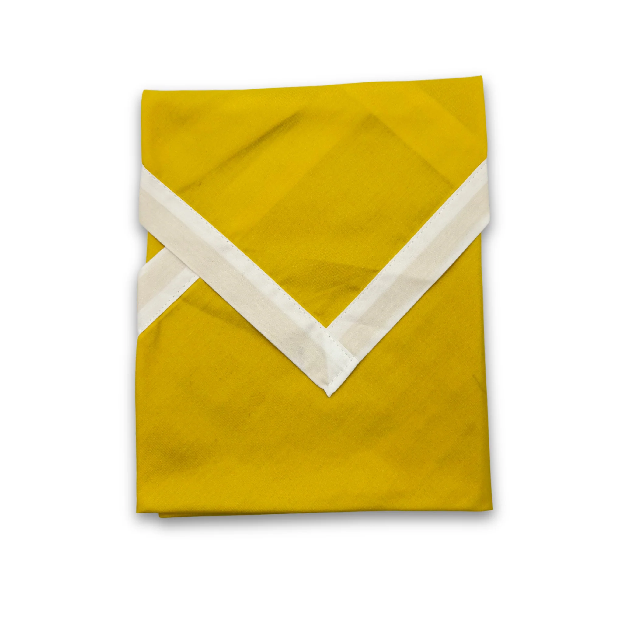 Adult Necker with Trim - Gold / White