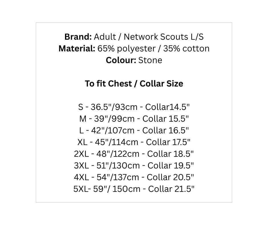 Adult Leader / Network Long Sleeve Uniform Shirt - Image 4