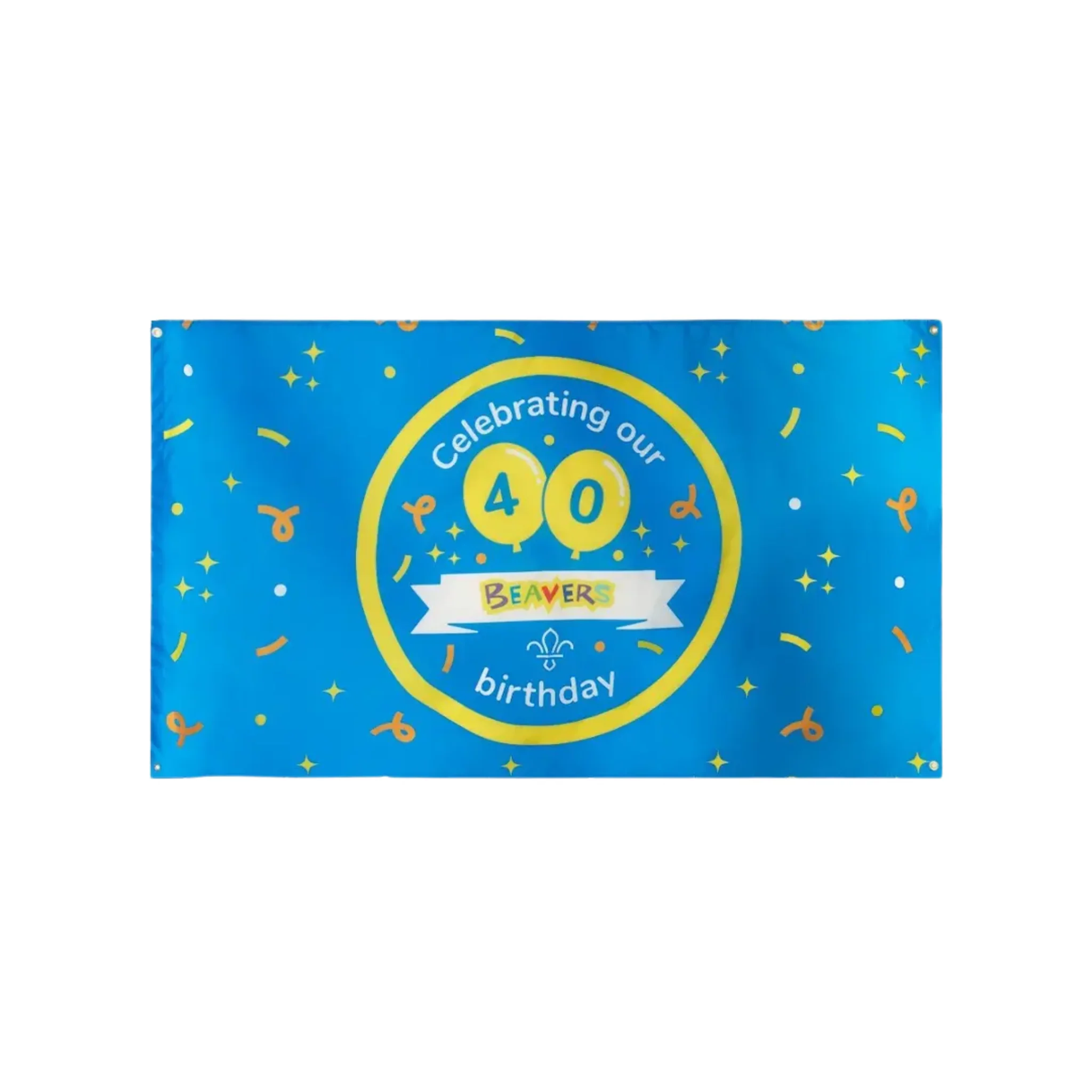 Beavers 40th Birthday Celebration Banner