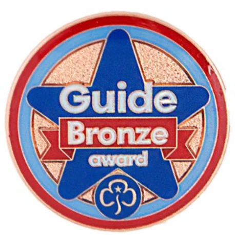 Bronze award - Guides metal badge