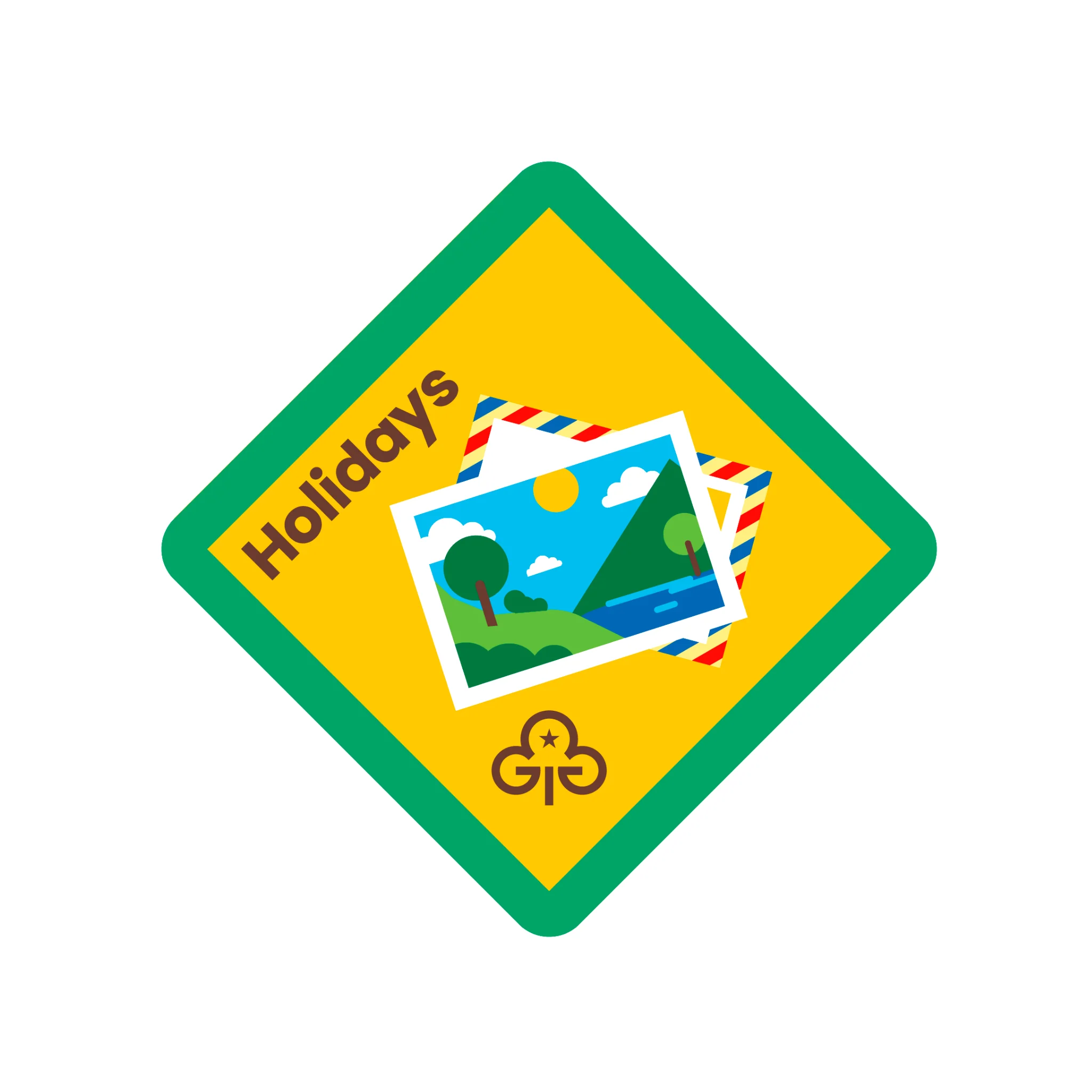 Brownies Holidays Woven badge