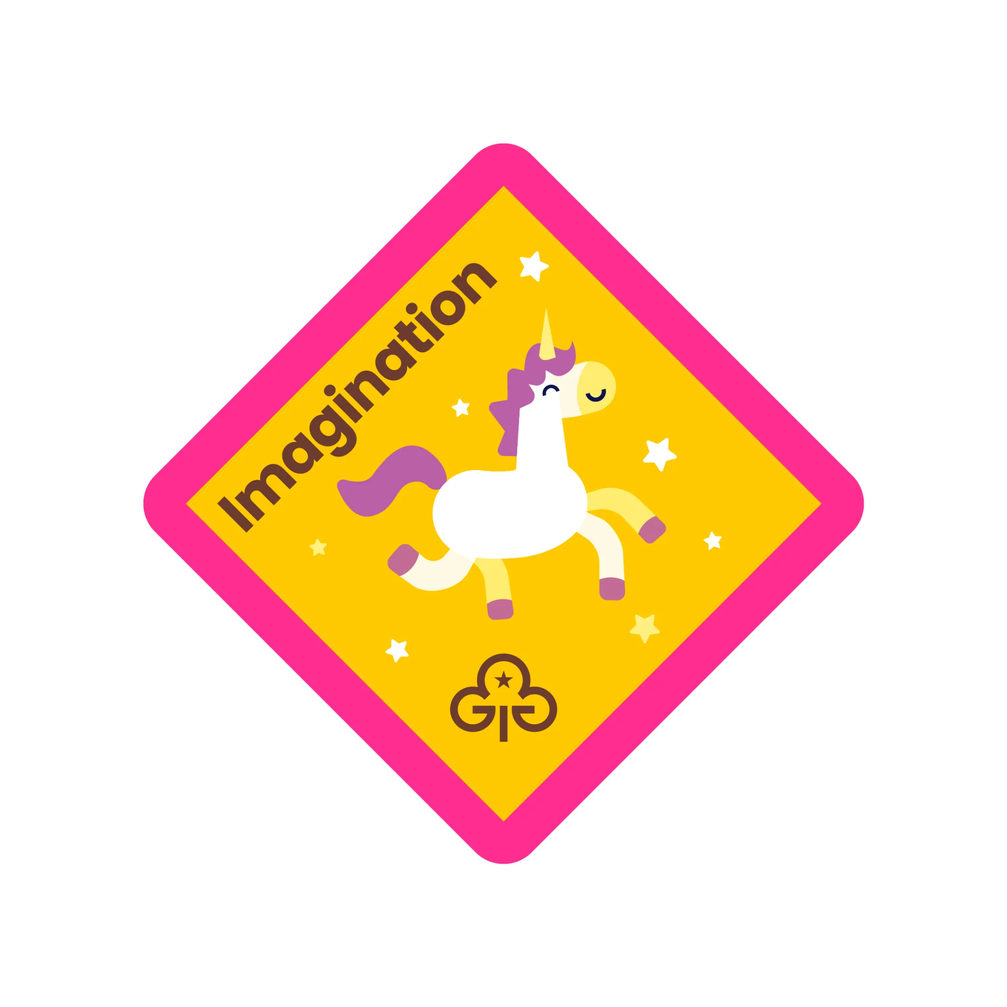 Brownies Imagination woven badge
