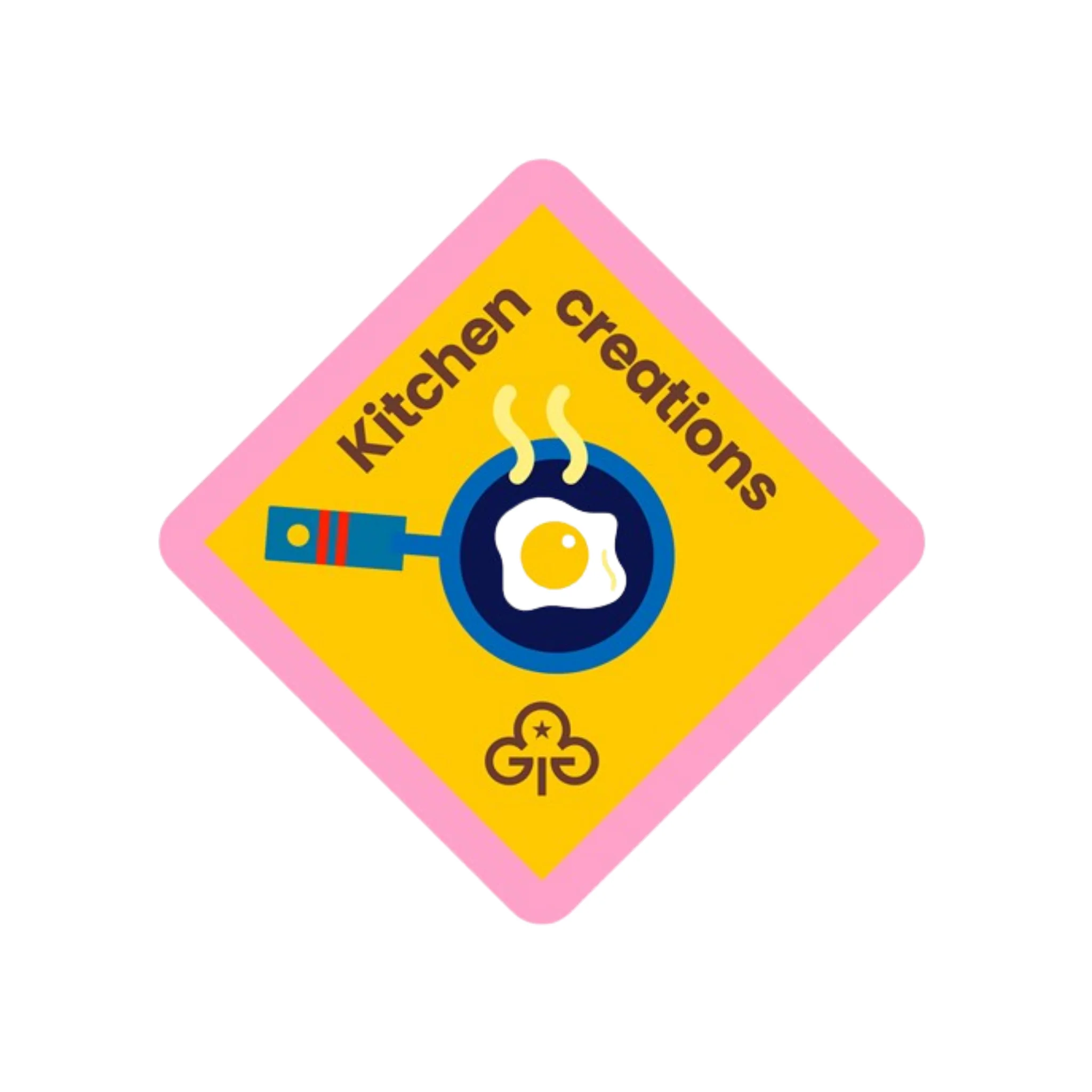 Brownies Kitchen Creations woven badge