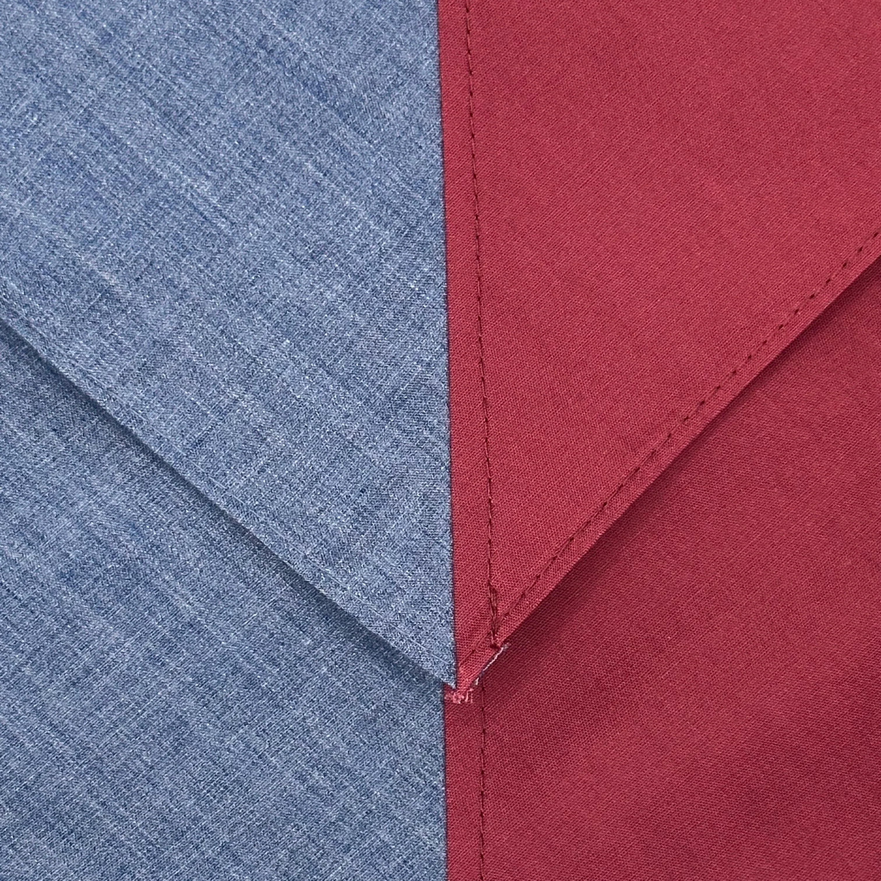 Child Necker Half and Half - Grey / Maroon