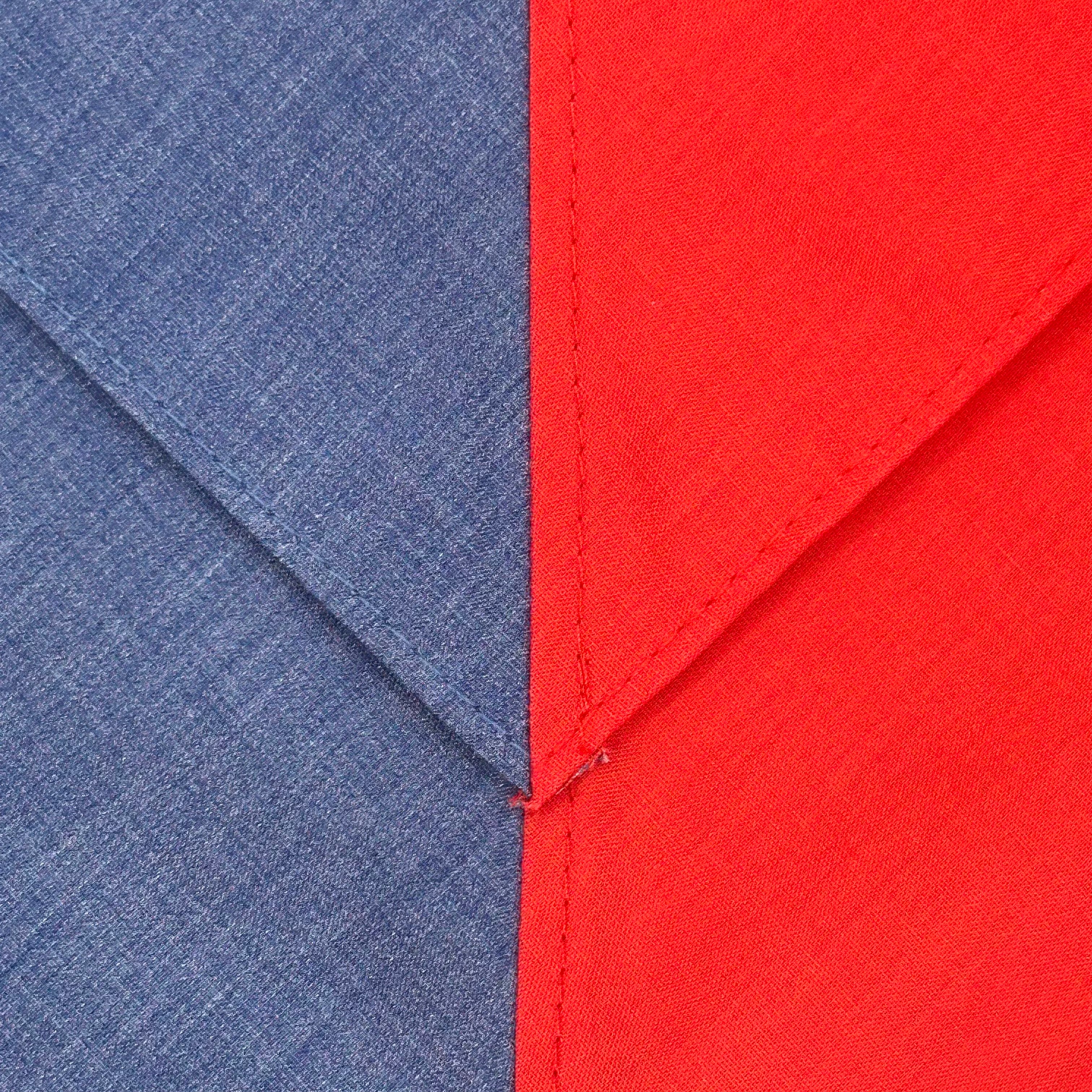 Adult Necker Half and Half - Grey / Scarlet