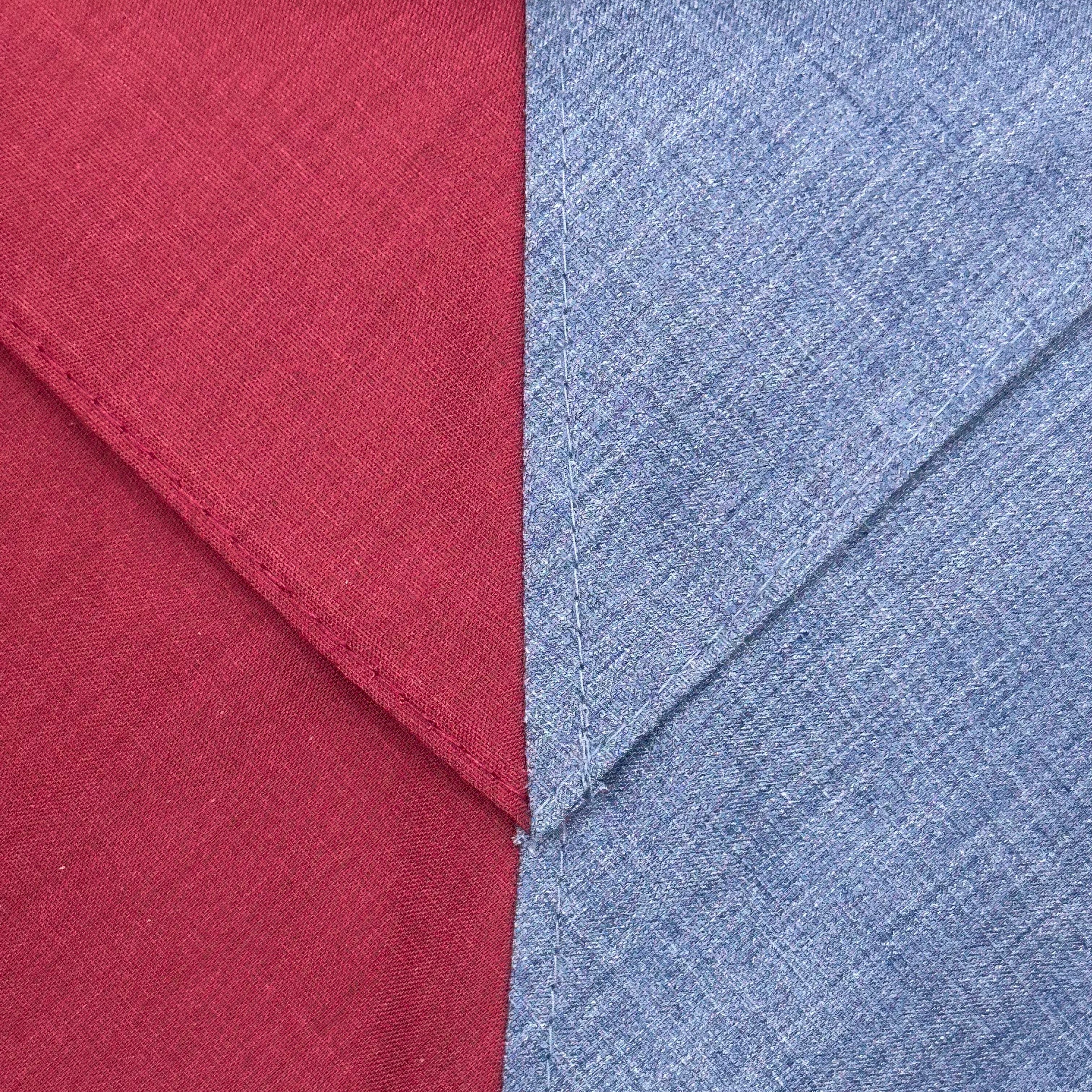 Child Necker Half and Half - Maroon / Grey