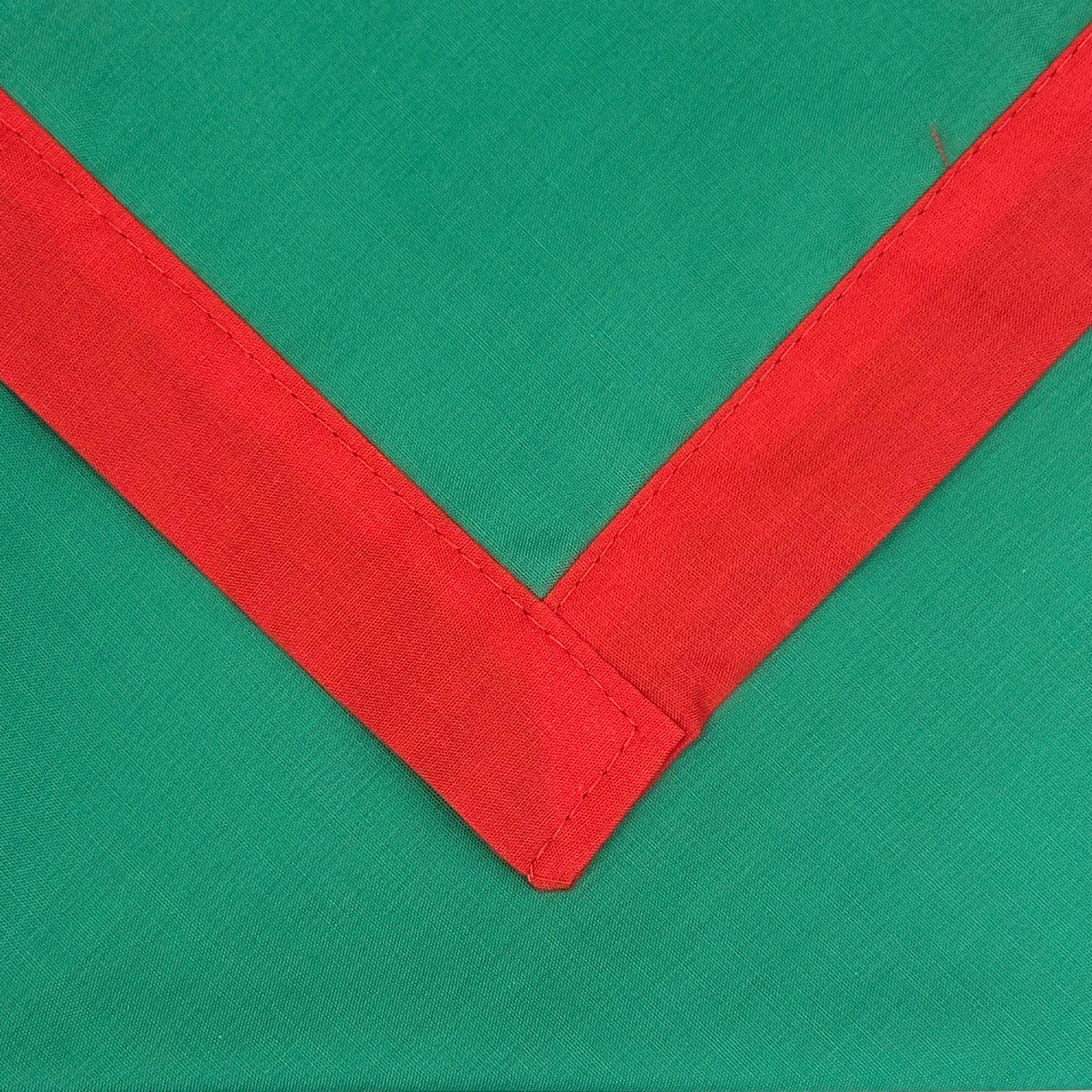 Child Necker with Trim - Emerald / Scarlet