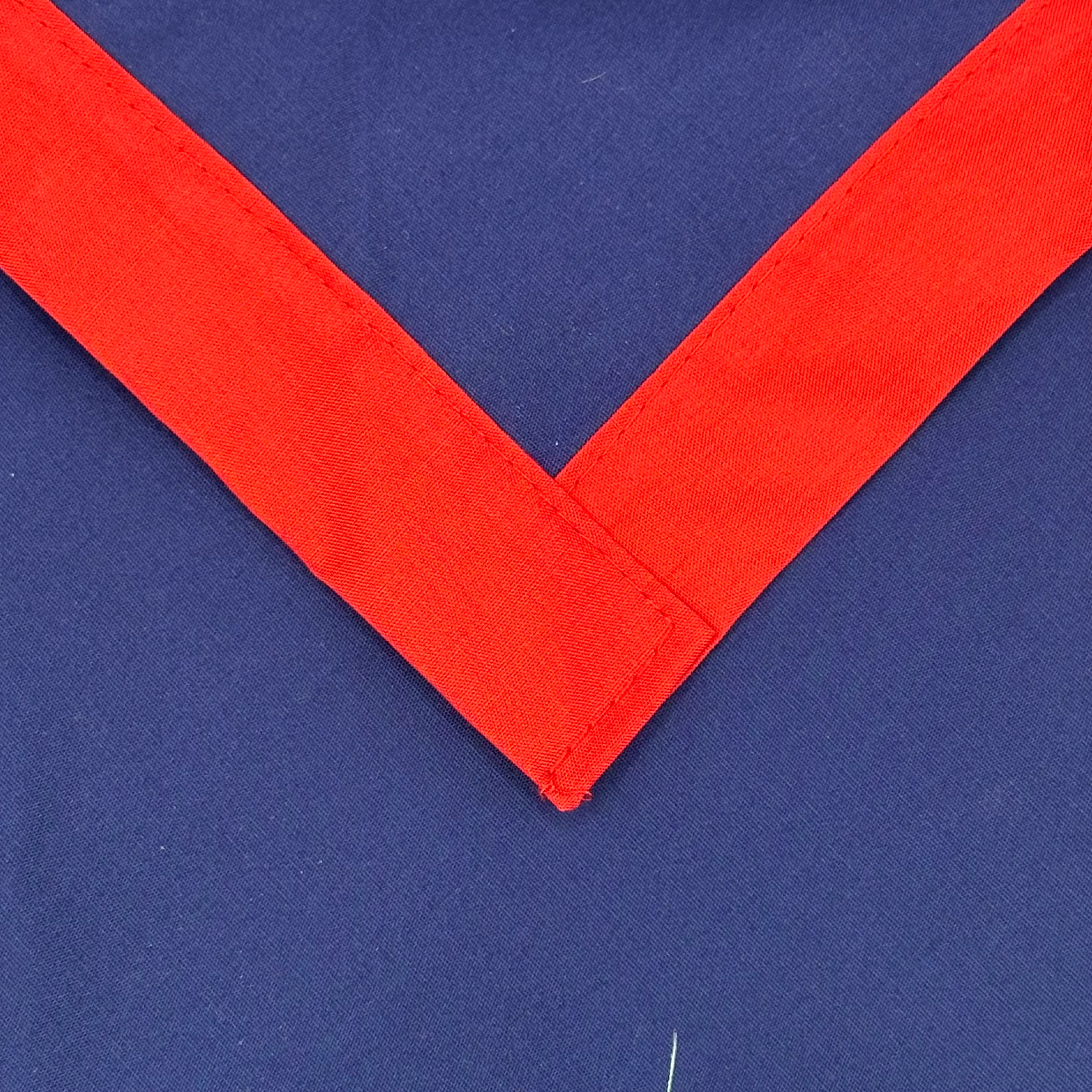 Child Necker with Trim - French Navy / Scarlet