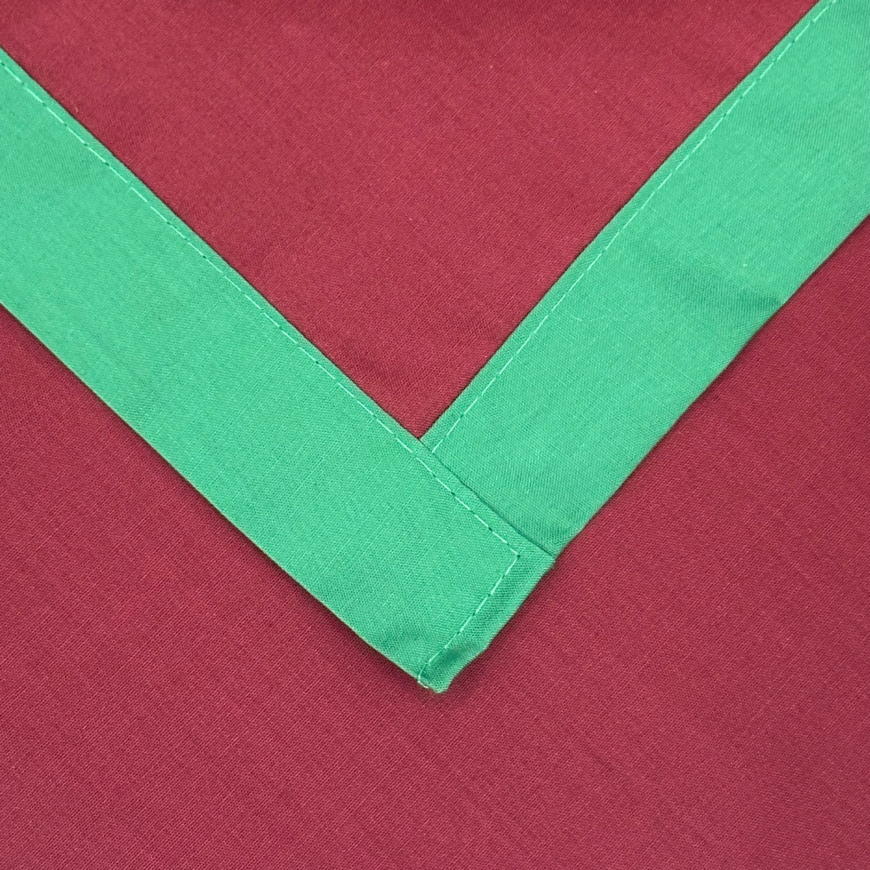 Child Necker with Trim - Maroon / Emerald