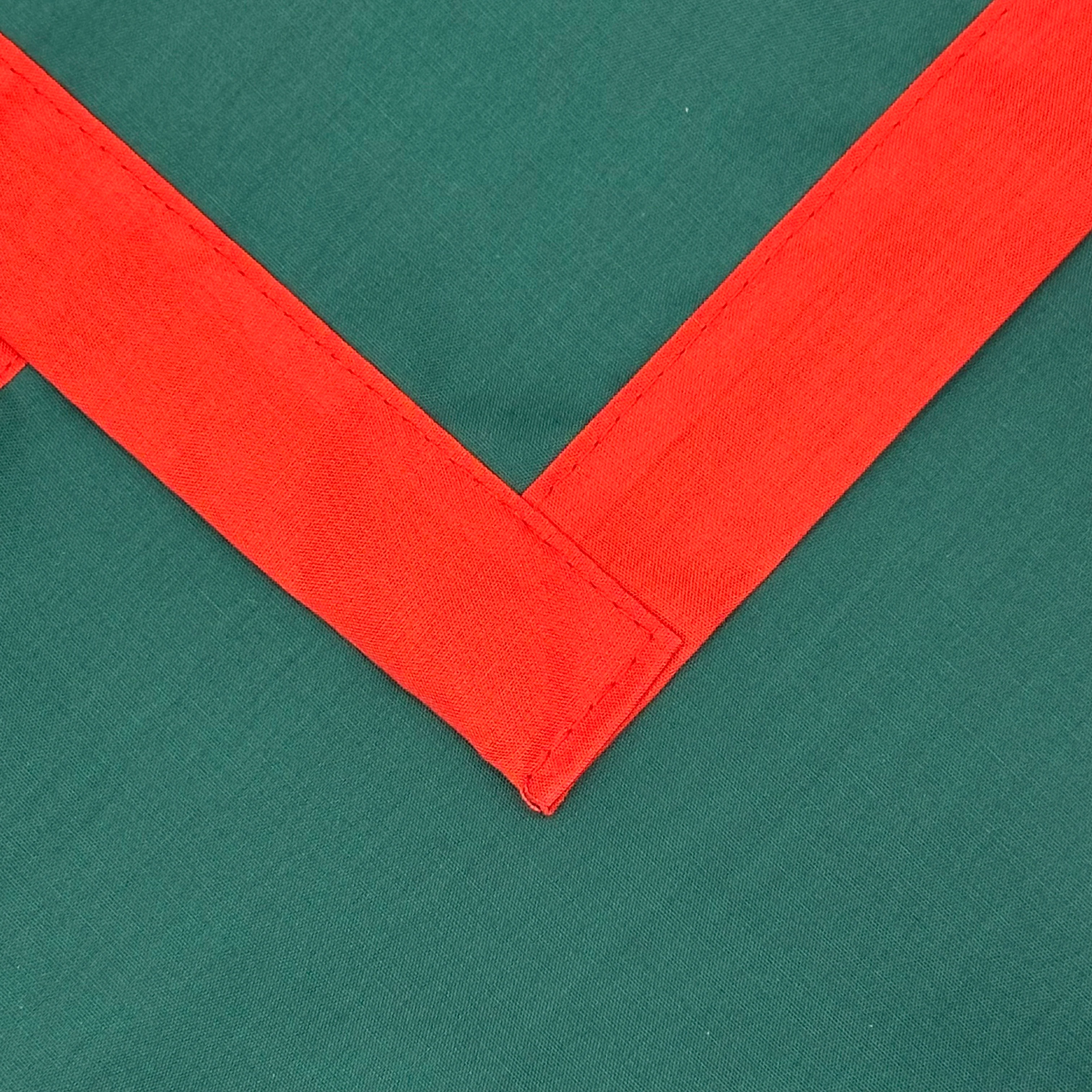Adult Necker with Trim - Scout Green / Scarlet