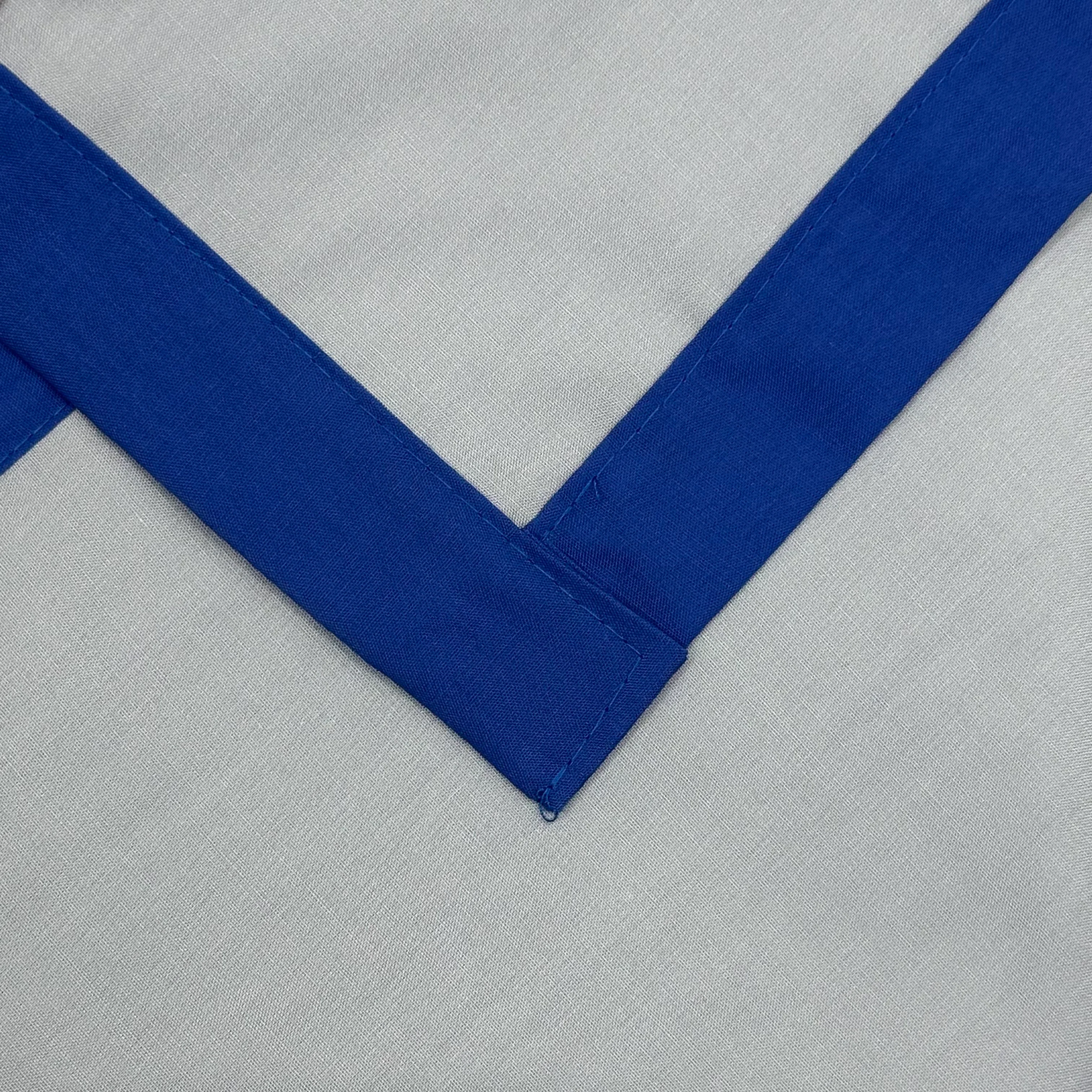 Child Necker with Trim - Silver Grey / Royal