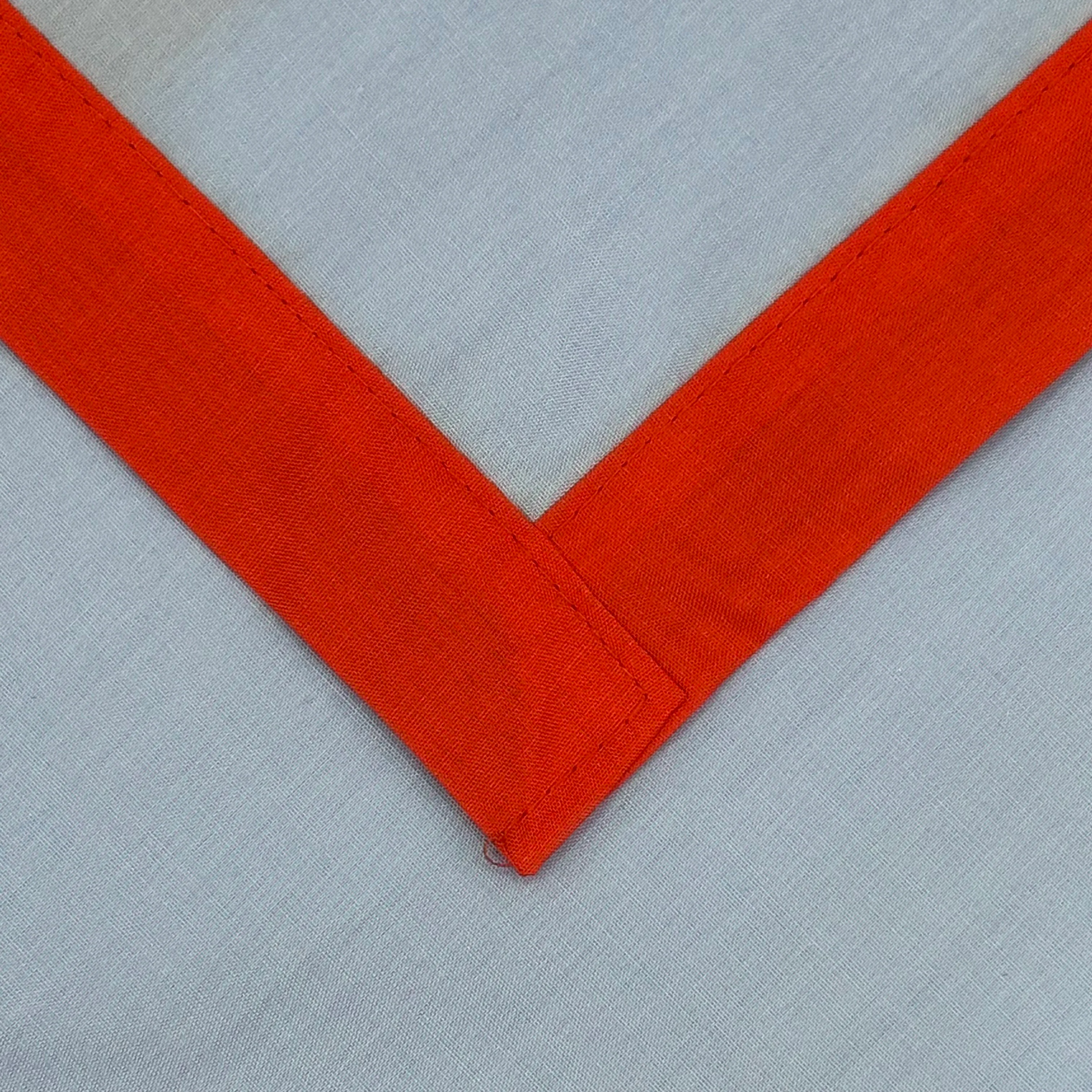 Adult Necker with Trim - Sky / Scarlet