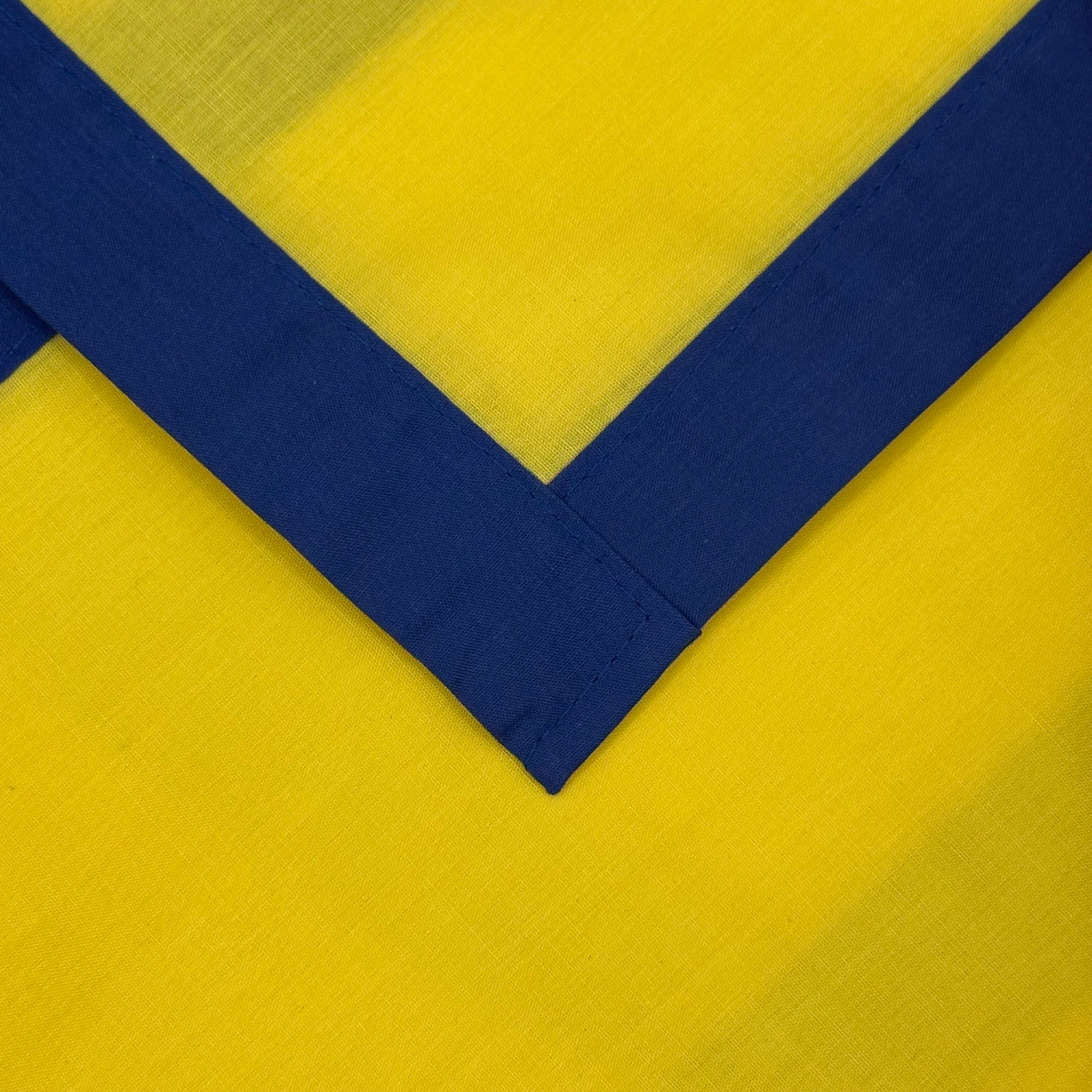Adult Necker with Trim - Yellow / Royal