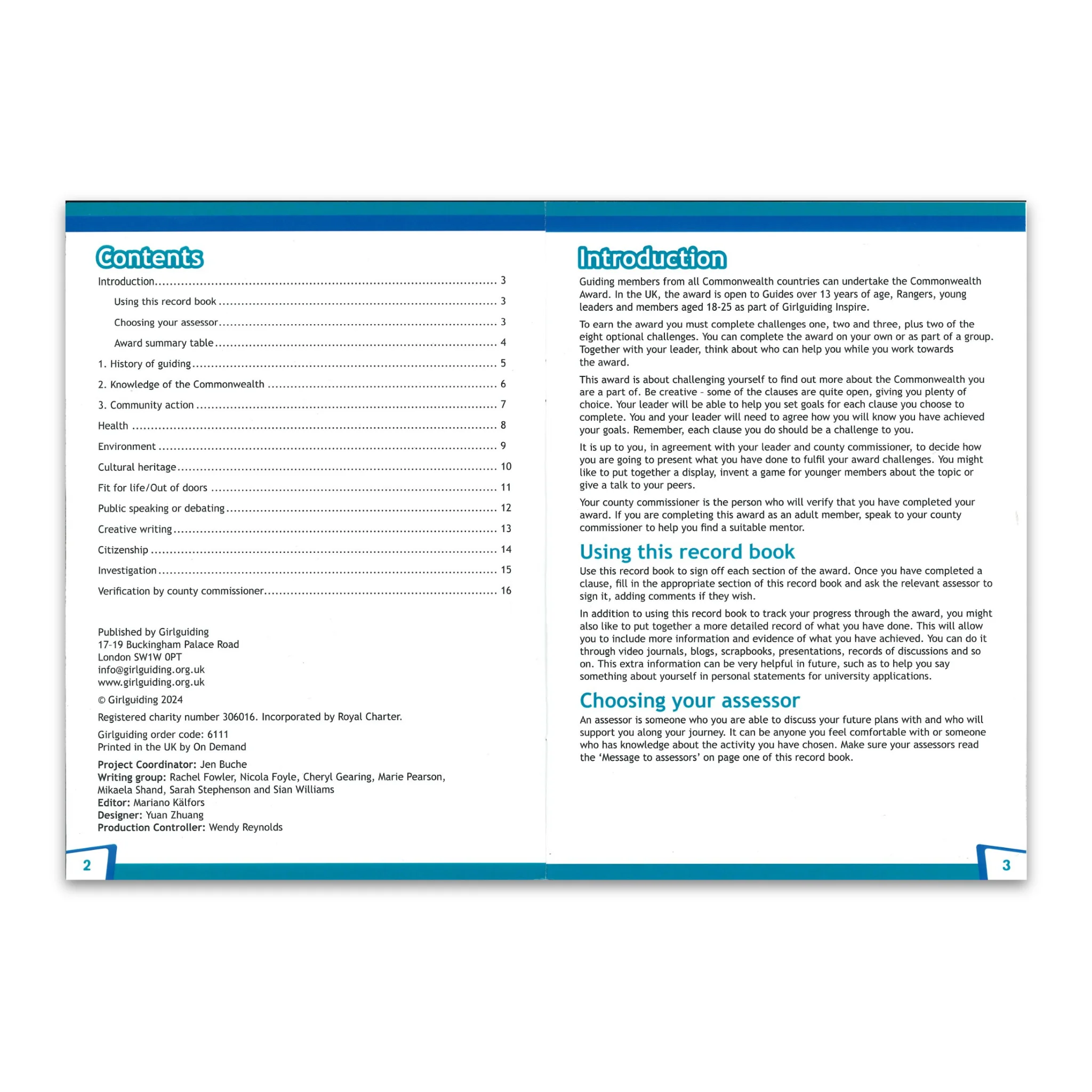 Commonwealth Award record book - Image 2