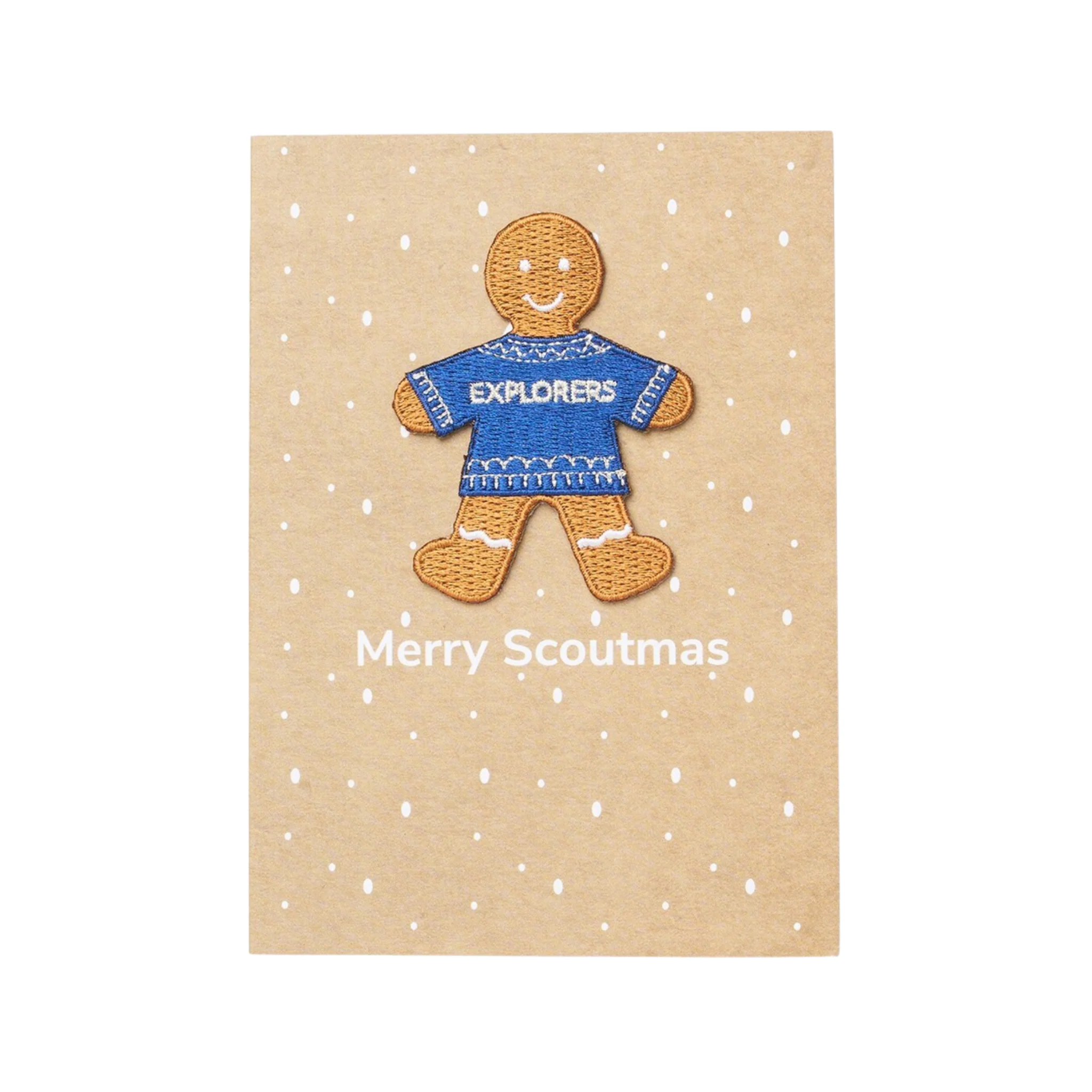 Explorers Gingerbread Card with Badge