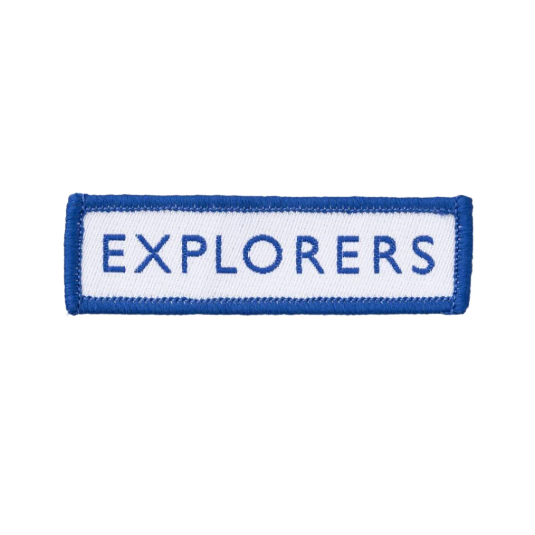 Explorers Logo Woven Badge