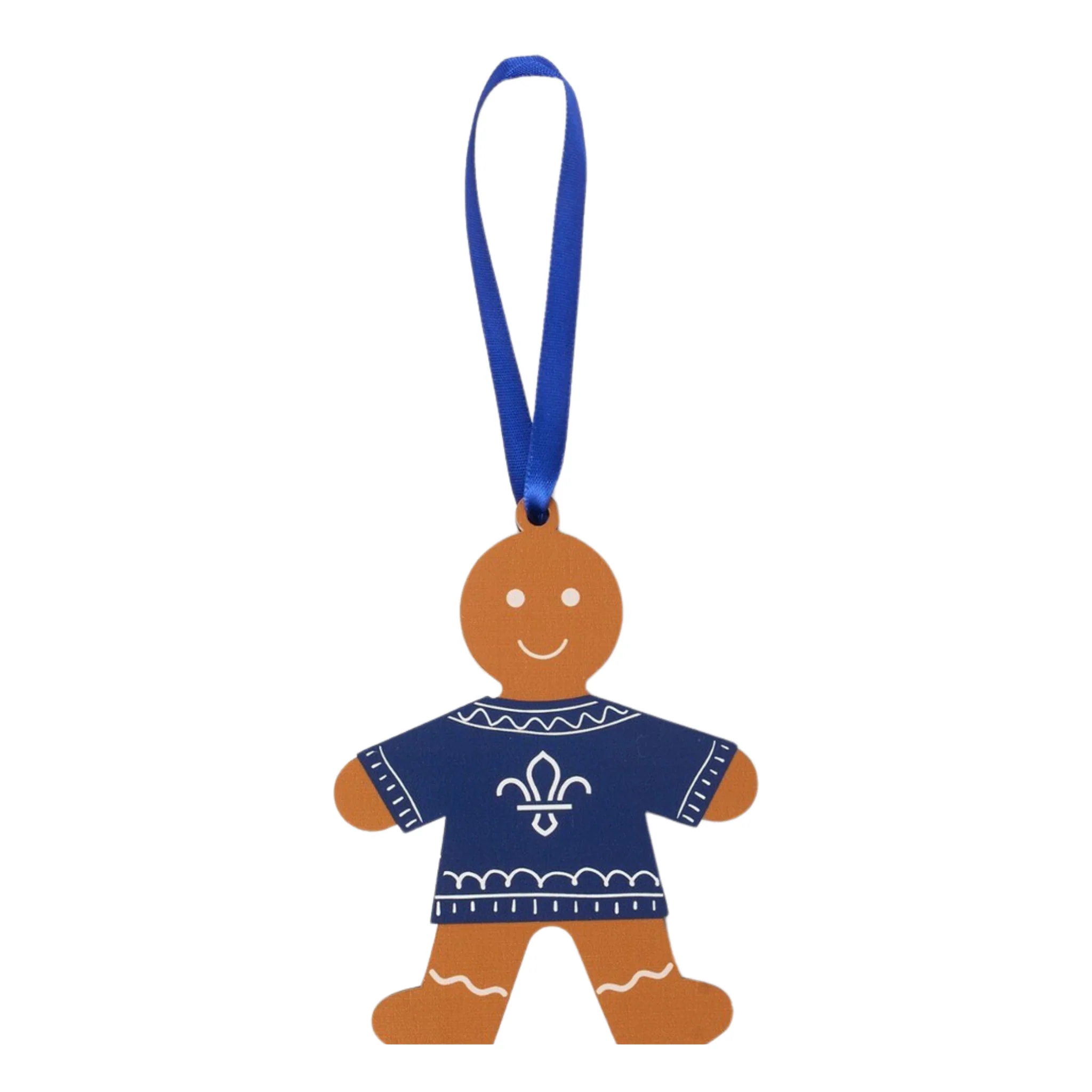 Fleur De Lis Gingerbread Christmas Decoration