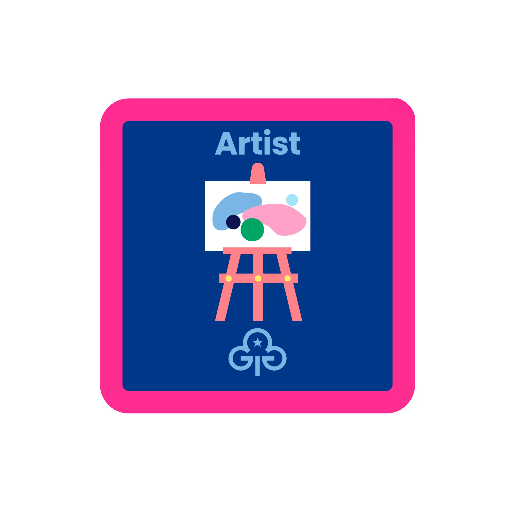 Guides Artist woven badge