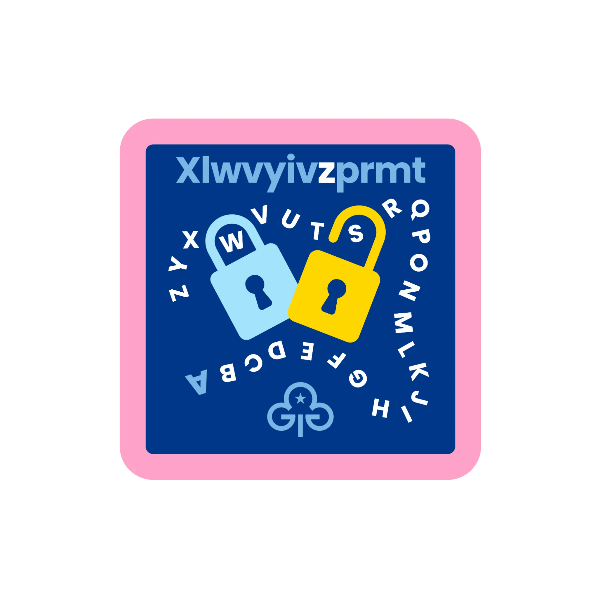 Guides Codebreaking woven badge