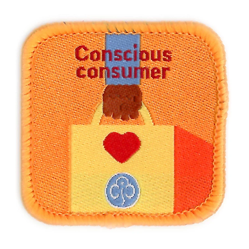 Guides Conscious consumer woven badge