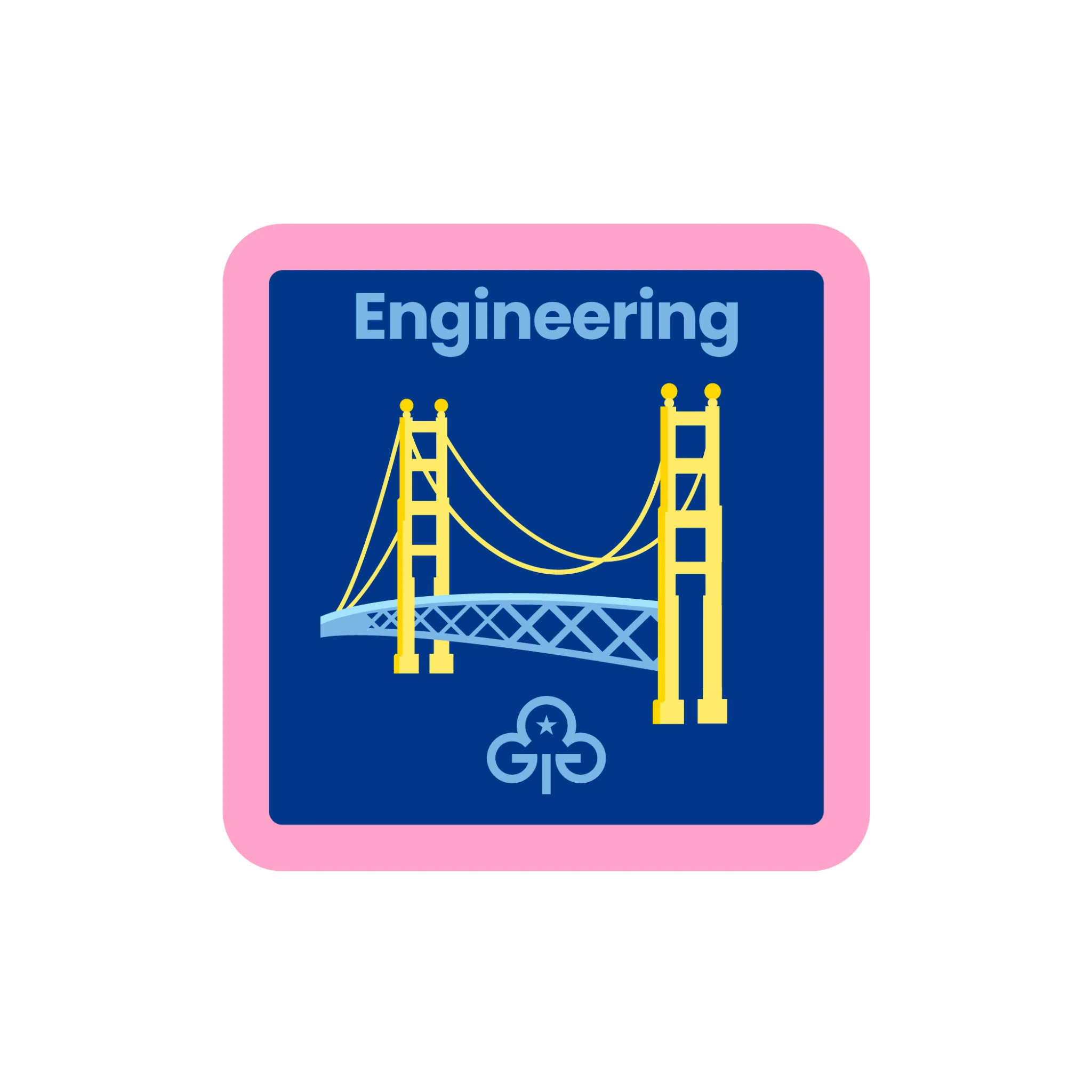 Guides Engineering woven badge