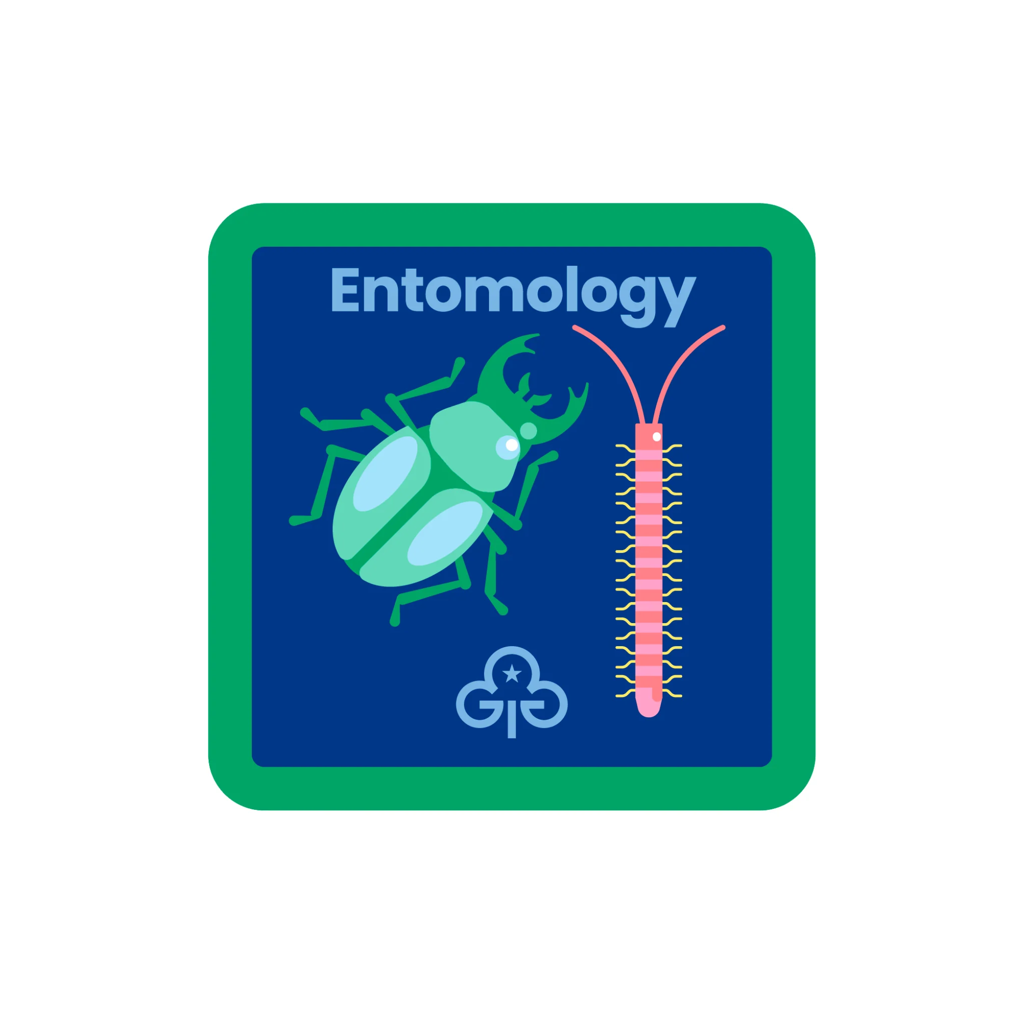 Guides Entomology woven badge
