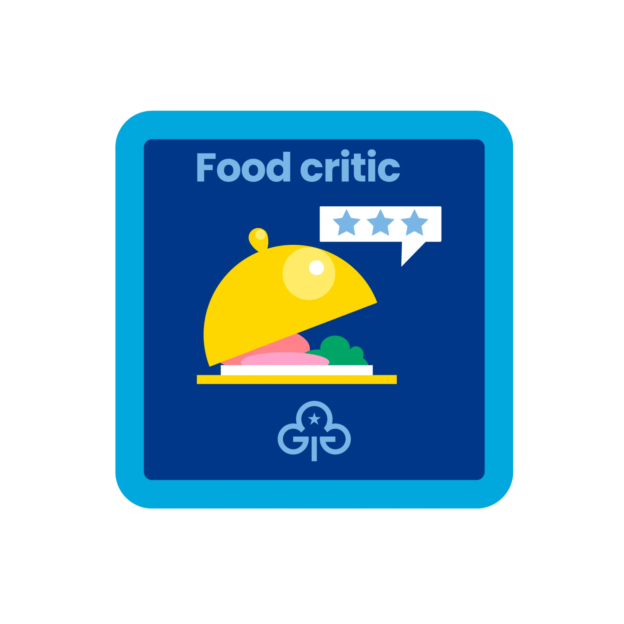 Guides Food Critic woven badge