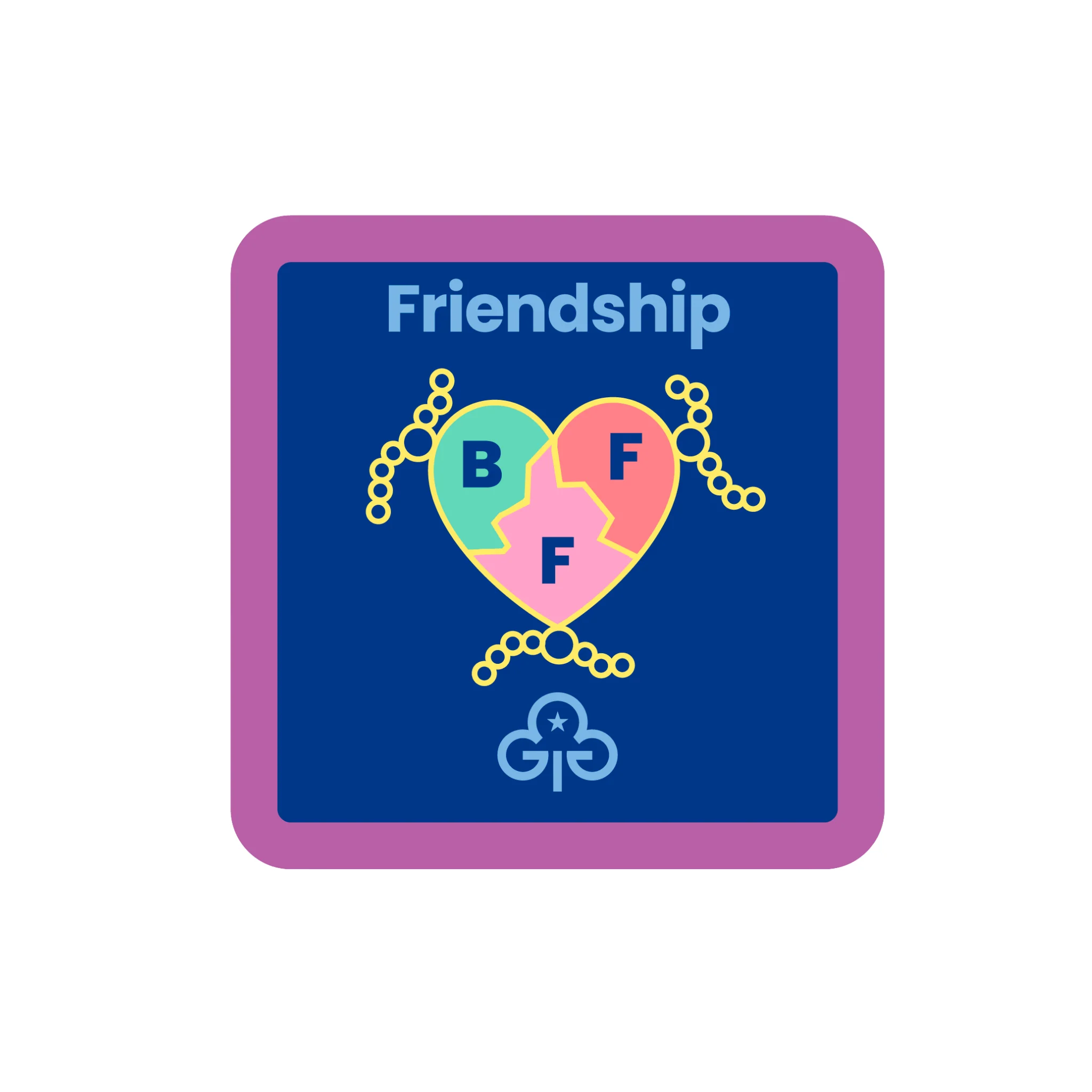 Guides Friendship woven badge