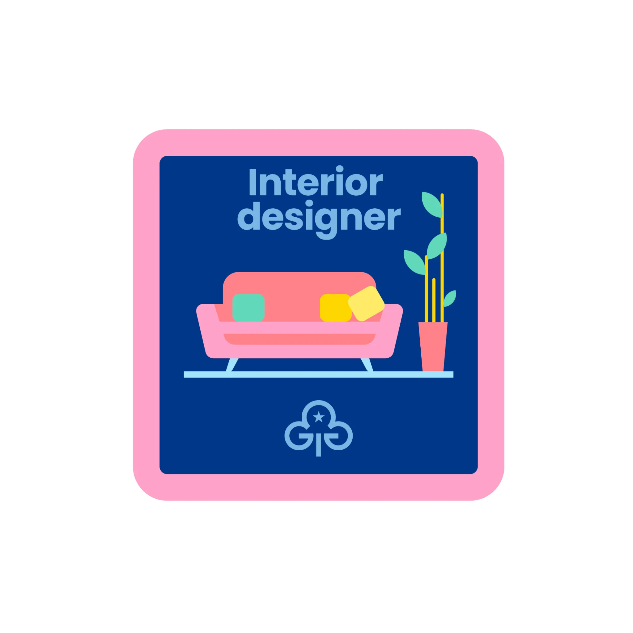 Guides Interior Design woven badge