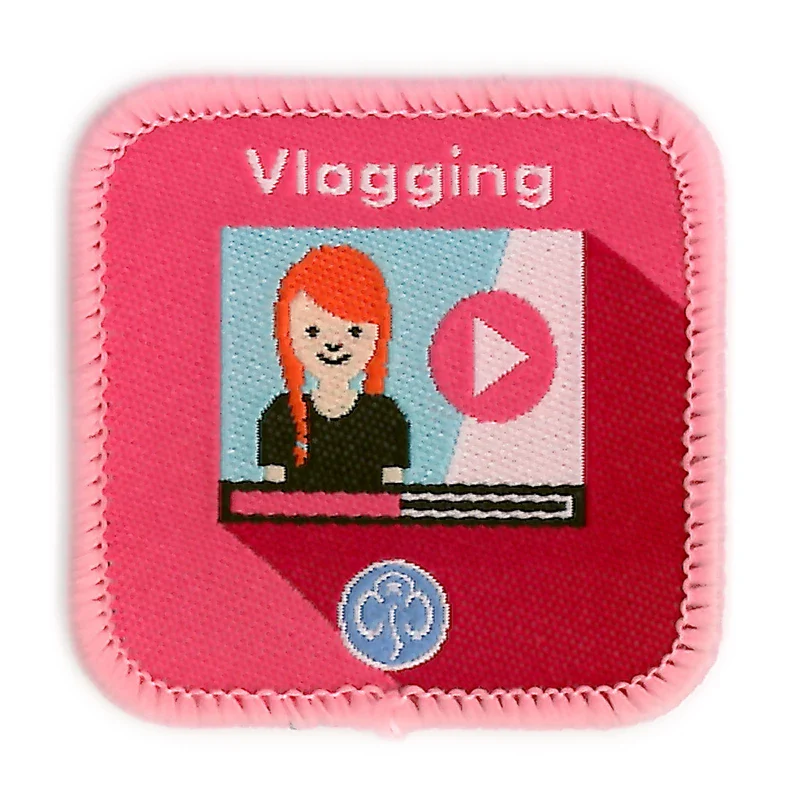 Guides Vlogging woven badge