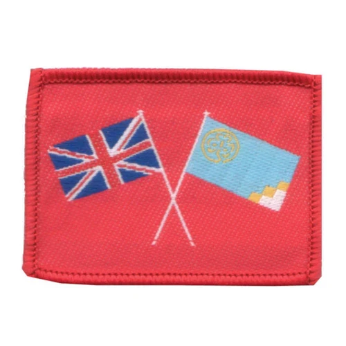 International woven badge