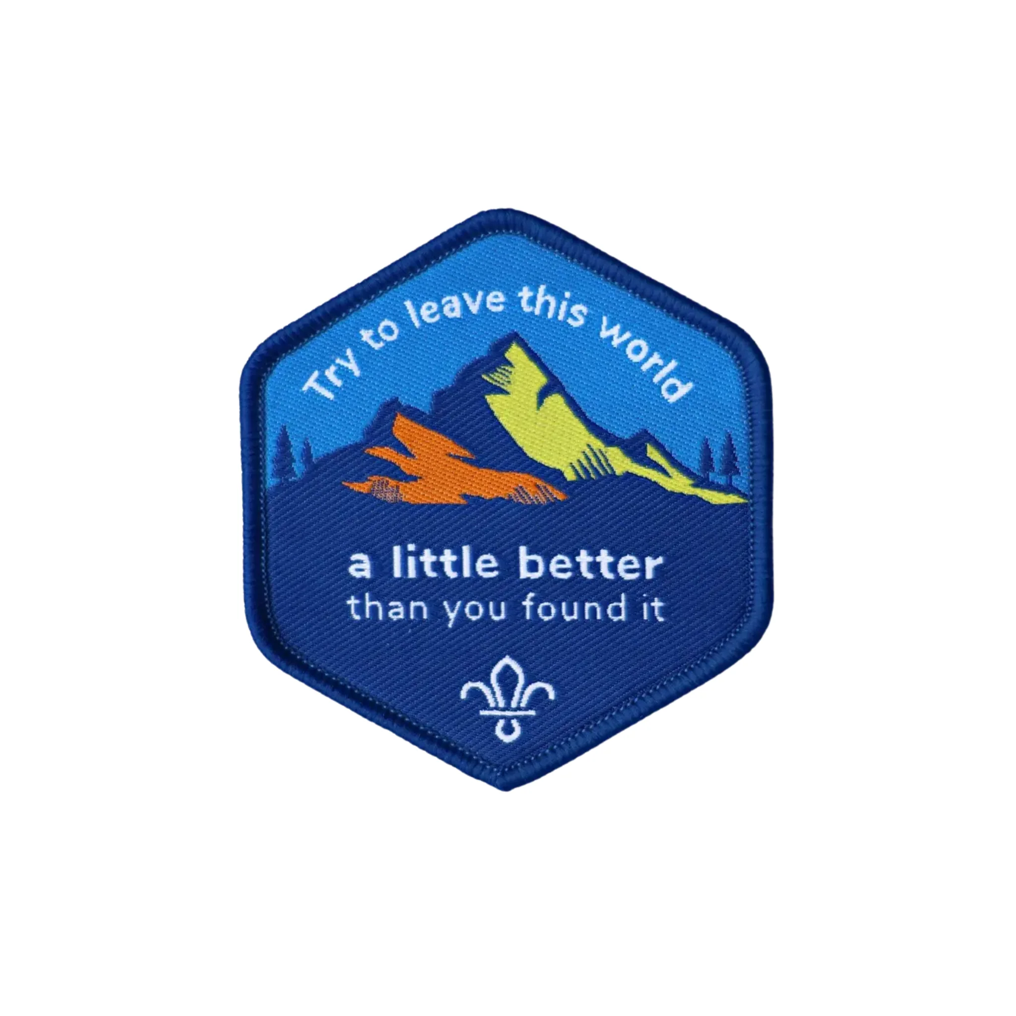 Leave the World a Better Place Blanket Badge