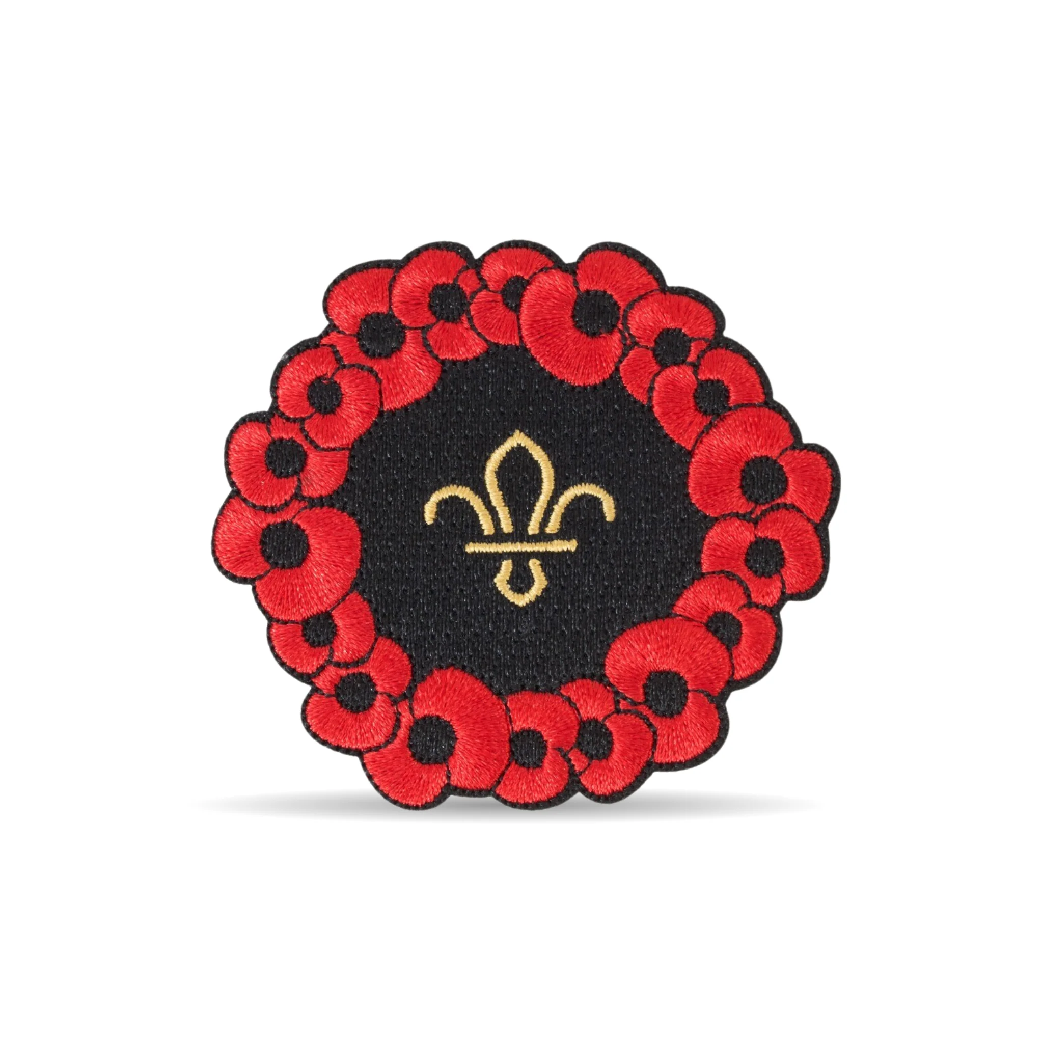 Poppy (RBL) & Scouts Wreath Blanket Badge