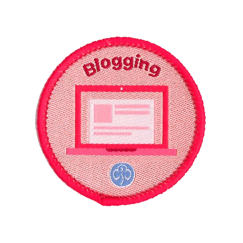 Rangers Blogging woven badge