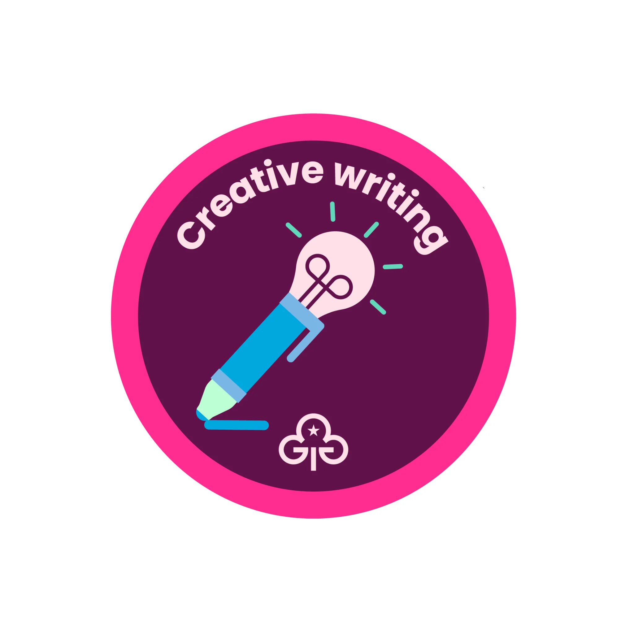 Rangers Creative Writing woven badge