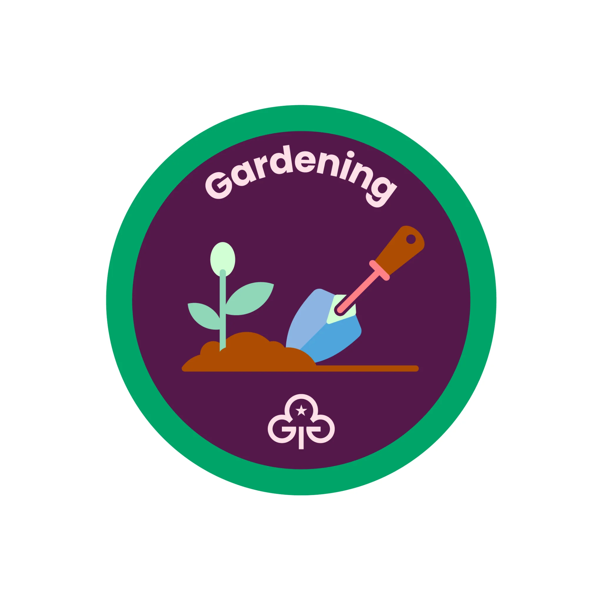 Rangers Gardening woven badge