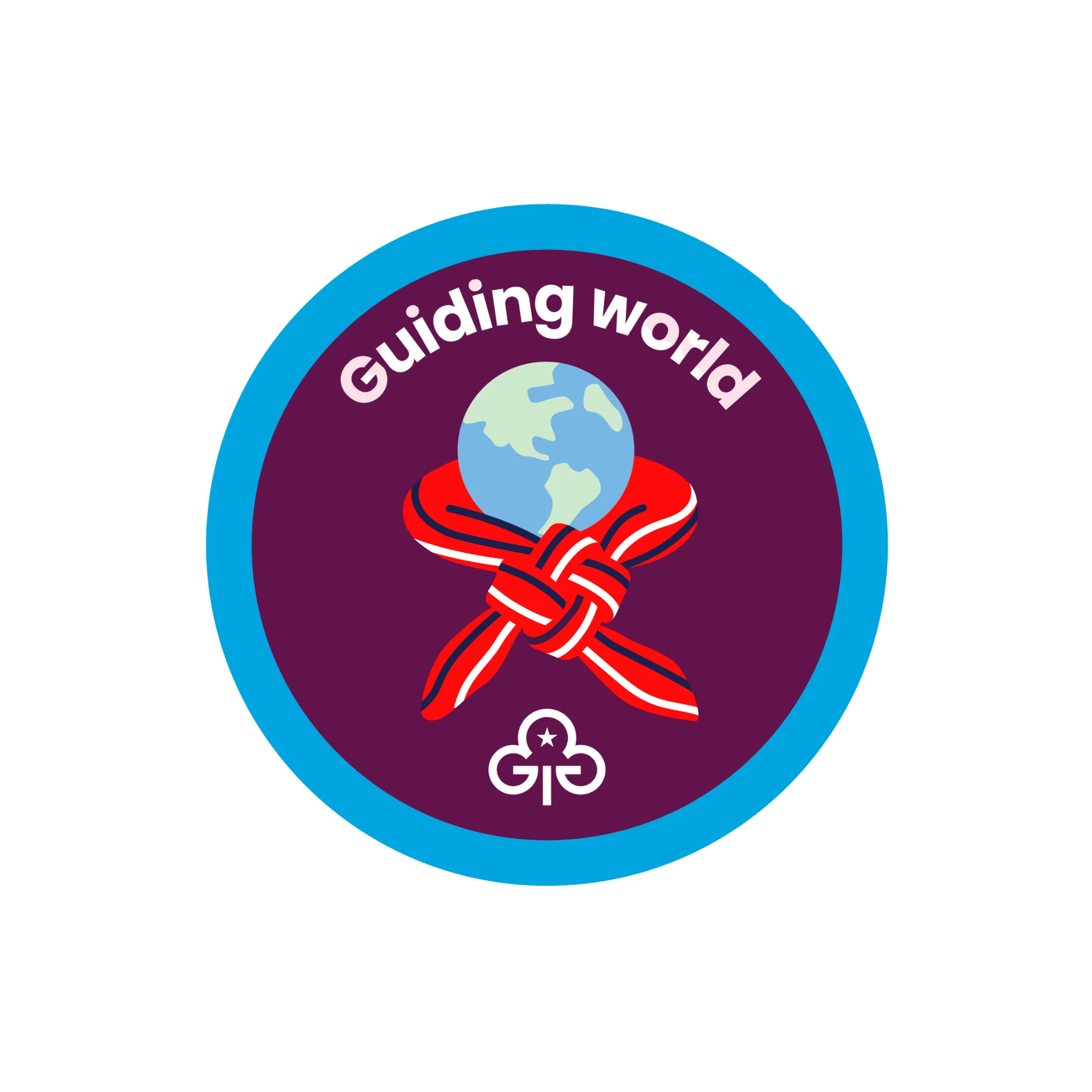 Rangers Guiding World woven badge