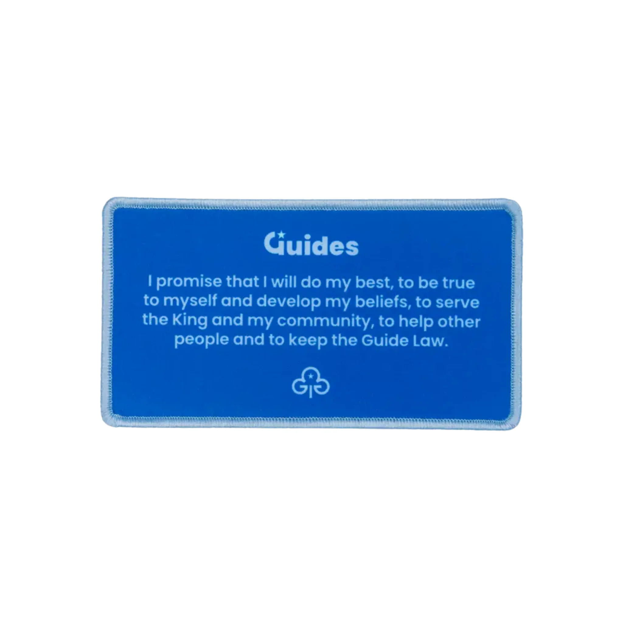 Remember your promise Guide woven badge