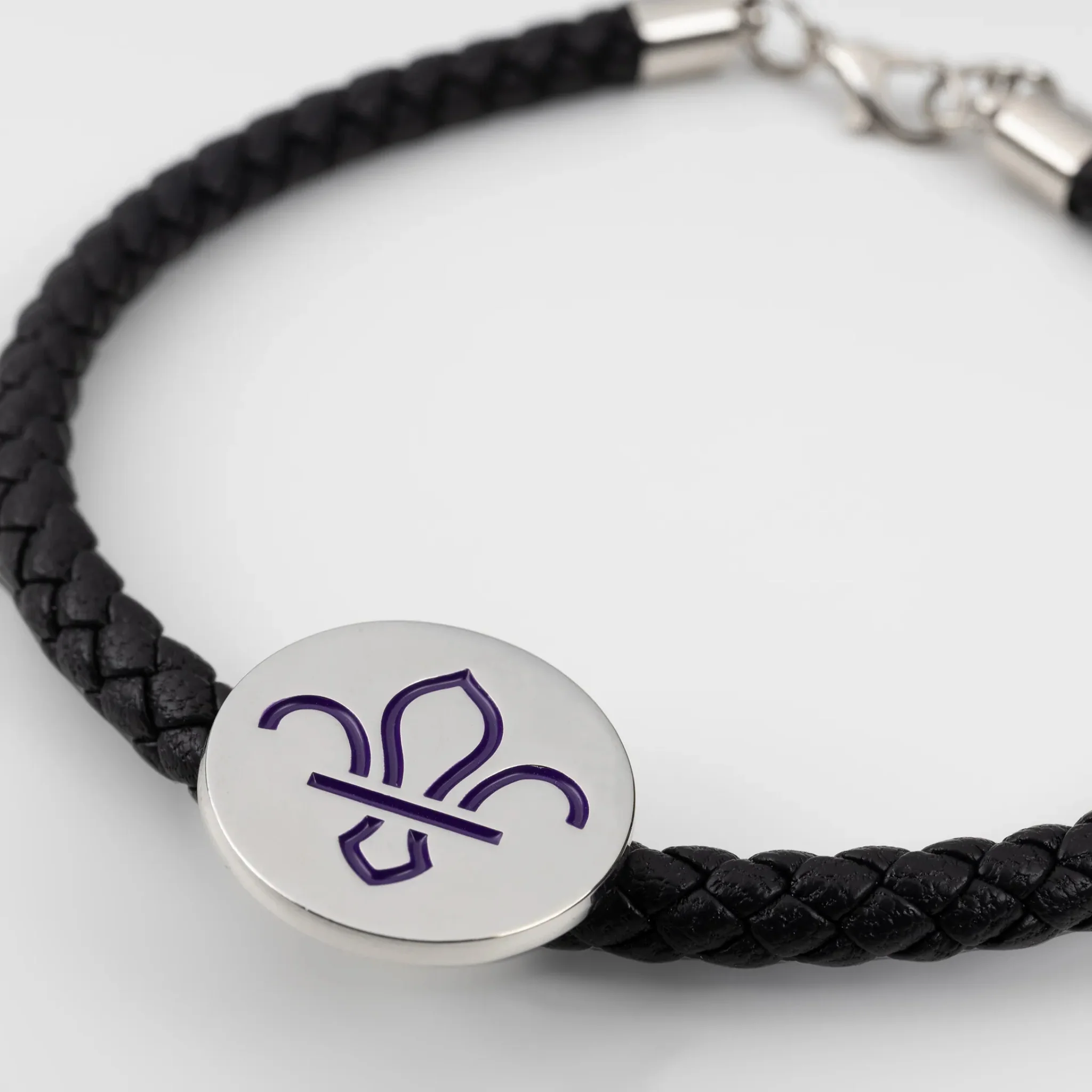 Scouts Fleur de Lis PU Woven Bracelet - Image 2