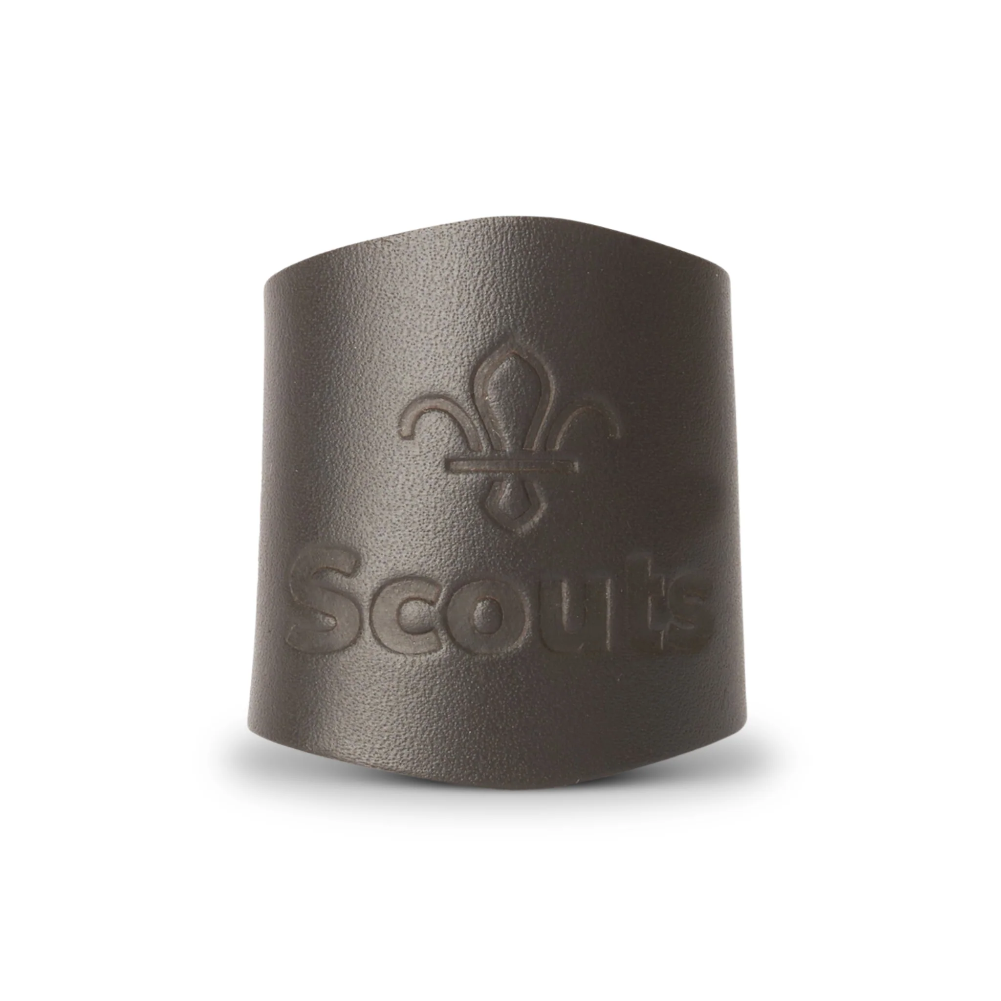 Scouts Plain Embossed Leather Woggle