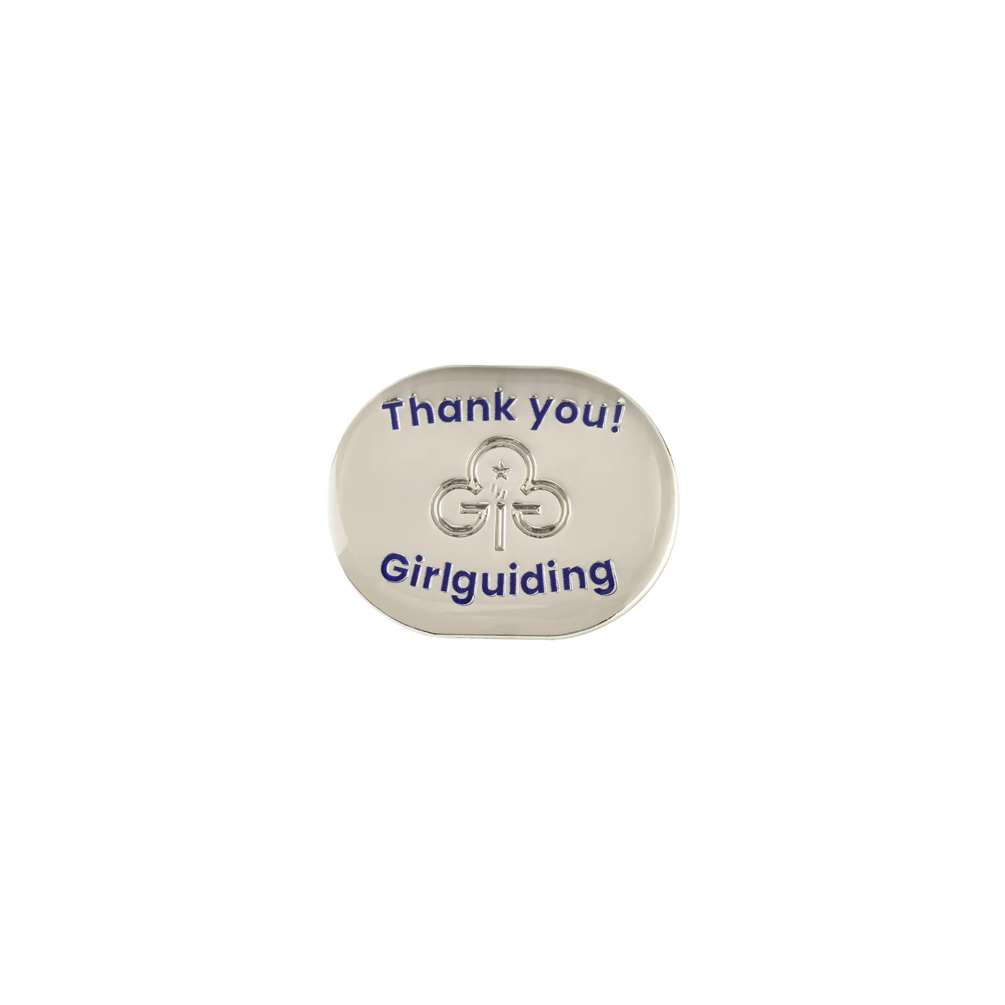 Thank you metal badge